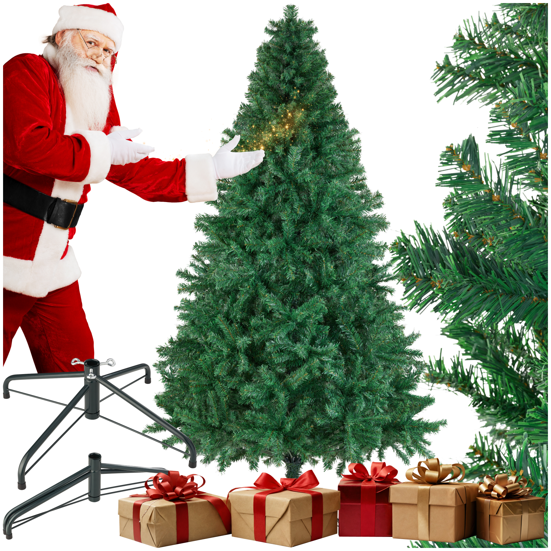 Arbre de Noël artificiel DASHER aspect naturel - 210 cm