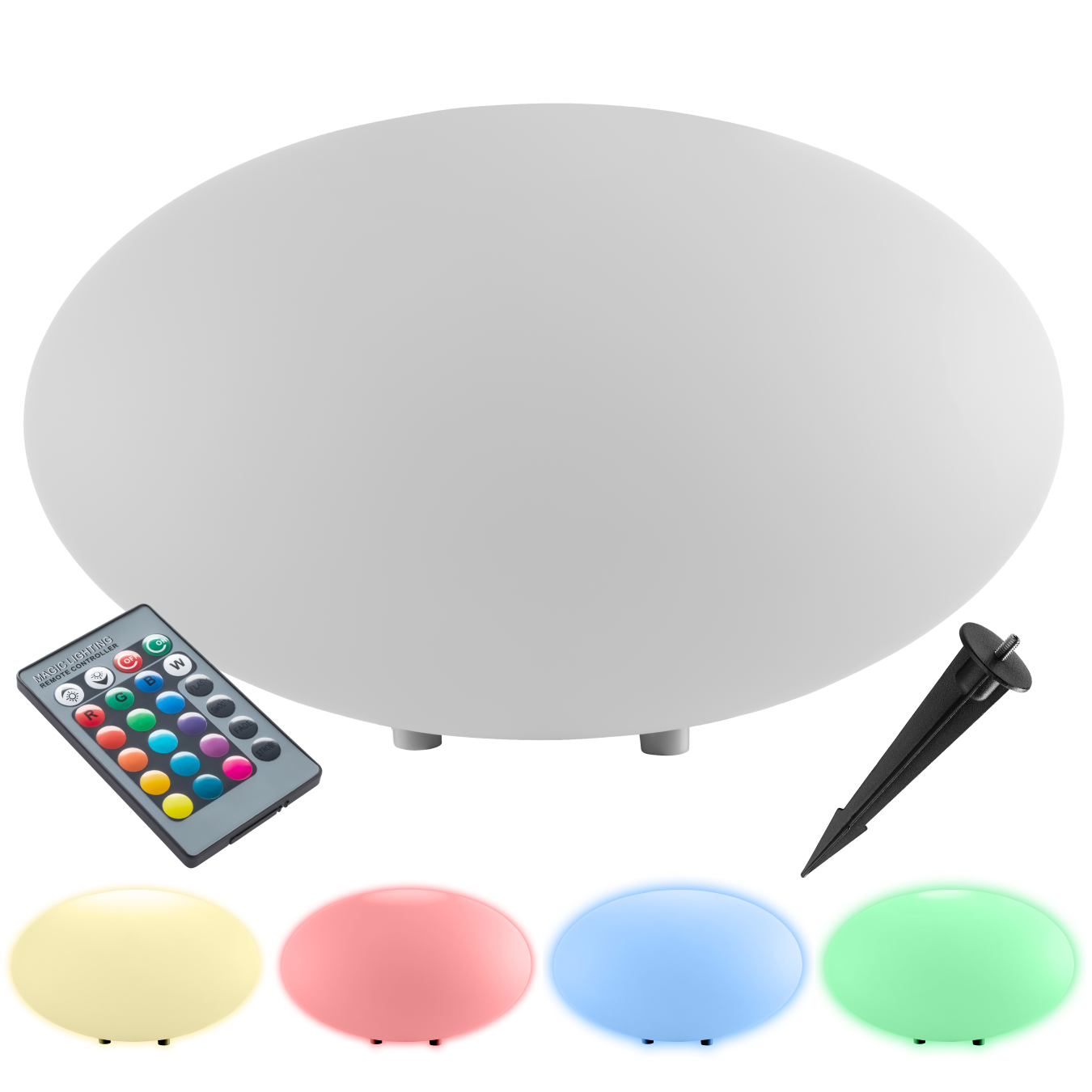 Kogellamp Luminous Eye, LED, met afstandsbediening - L (Ø 35 x 27,5 cm)
