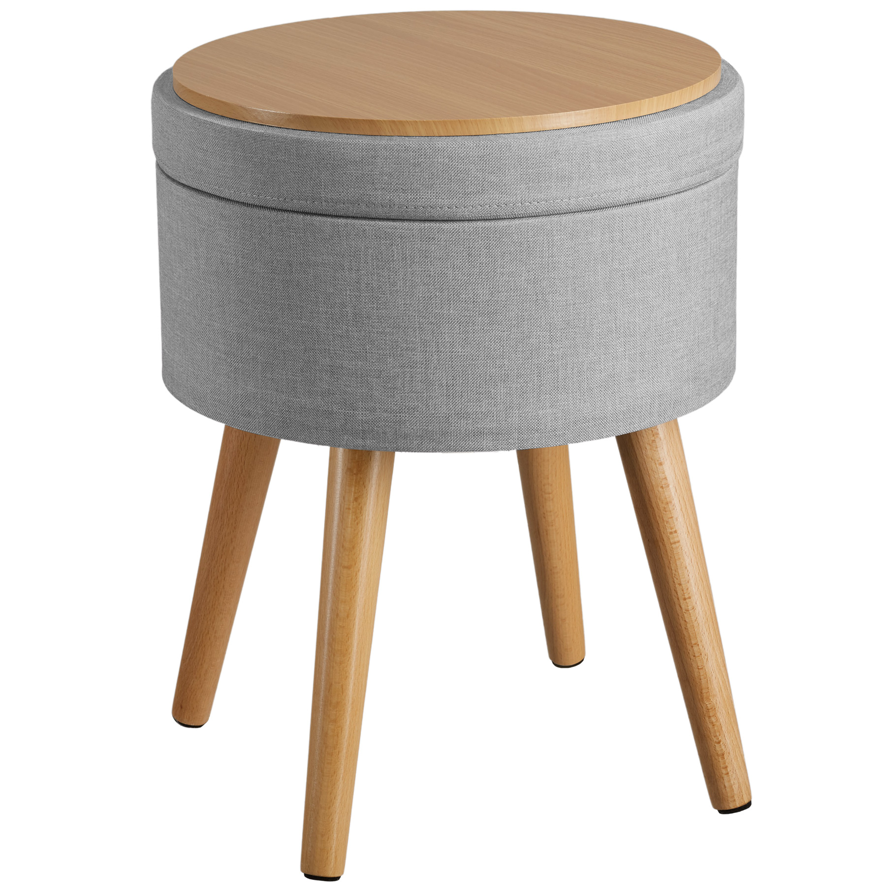 Stool Storage Bench Padded Footstool Dressing Table Chair Home Step Furniture - Picture 25 of 37
