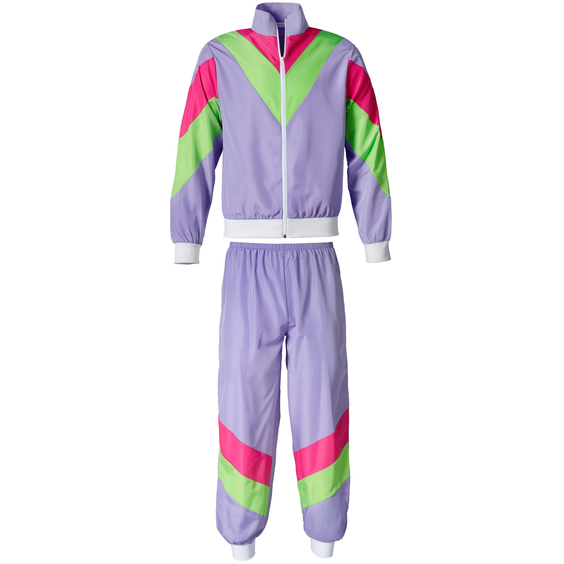 Fancy Dress Costume Women's Retro 80's 90's Tracksuit Outfit Halloween Dress Up - Picture 14 of 20