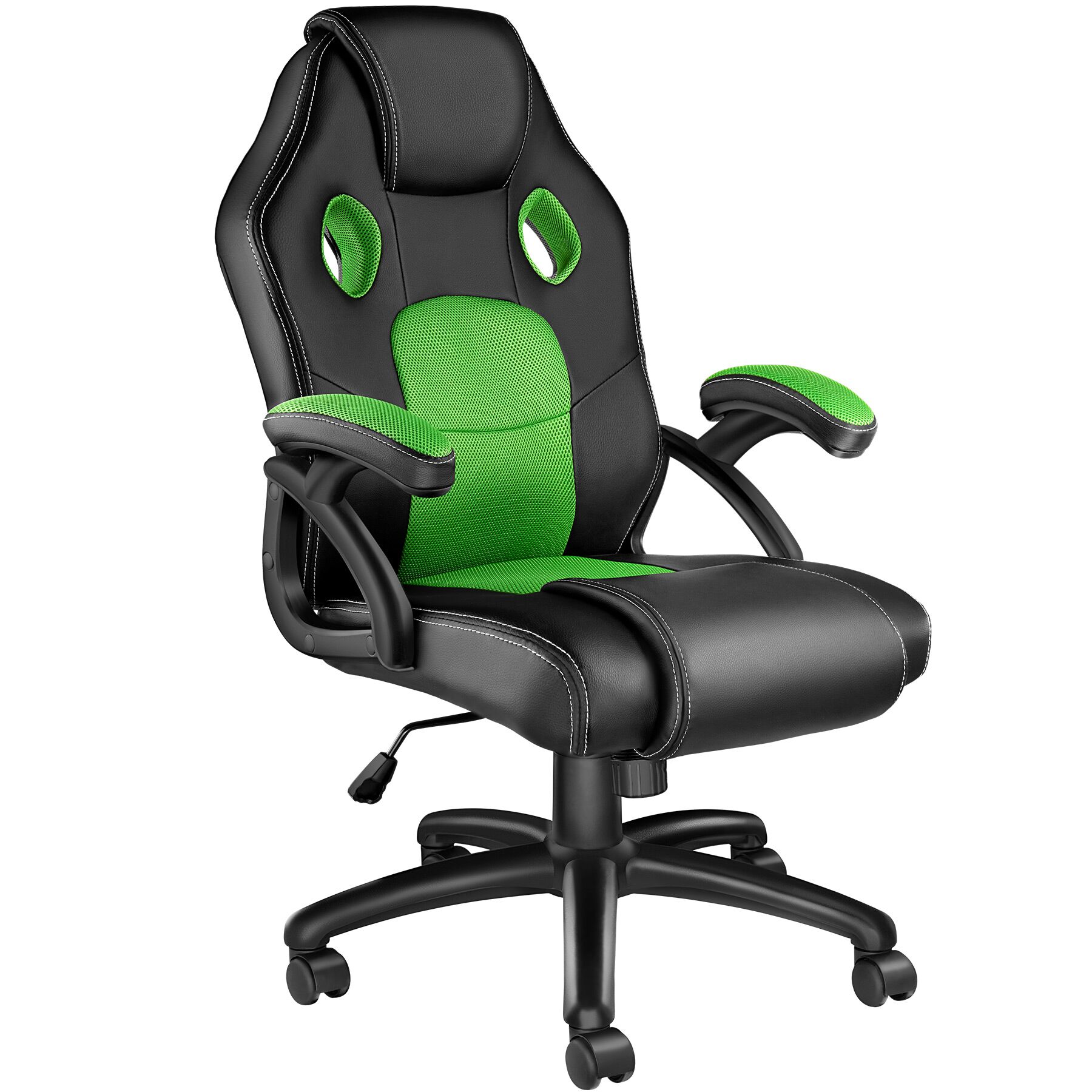 Tectake Gmbh Bürostuhl Mike - Größe 47 Schwarz/Grün 403455