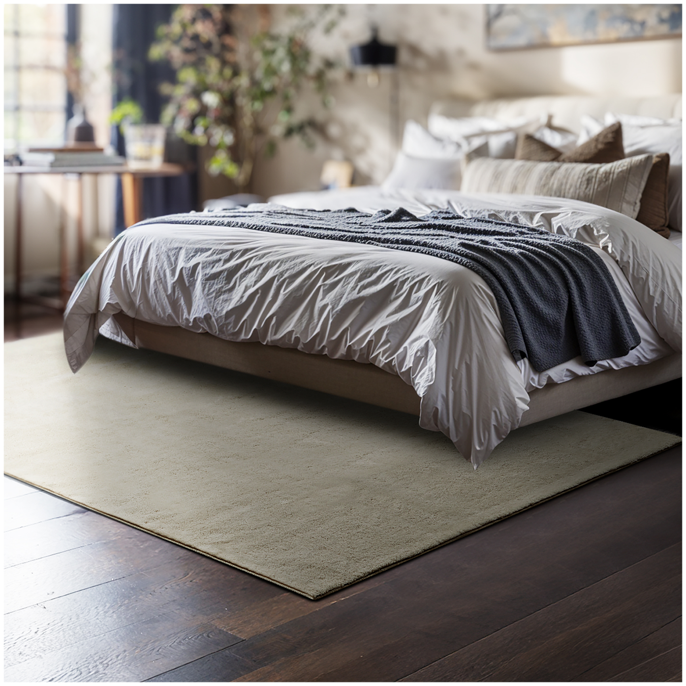 Kurzflorteppich Soft Zone - Sand, 120 x 170 cm