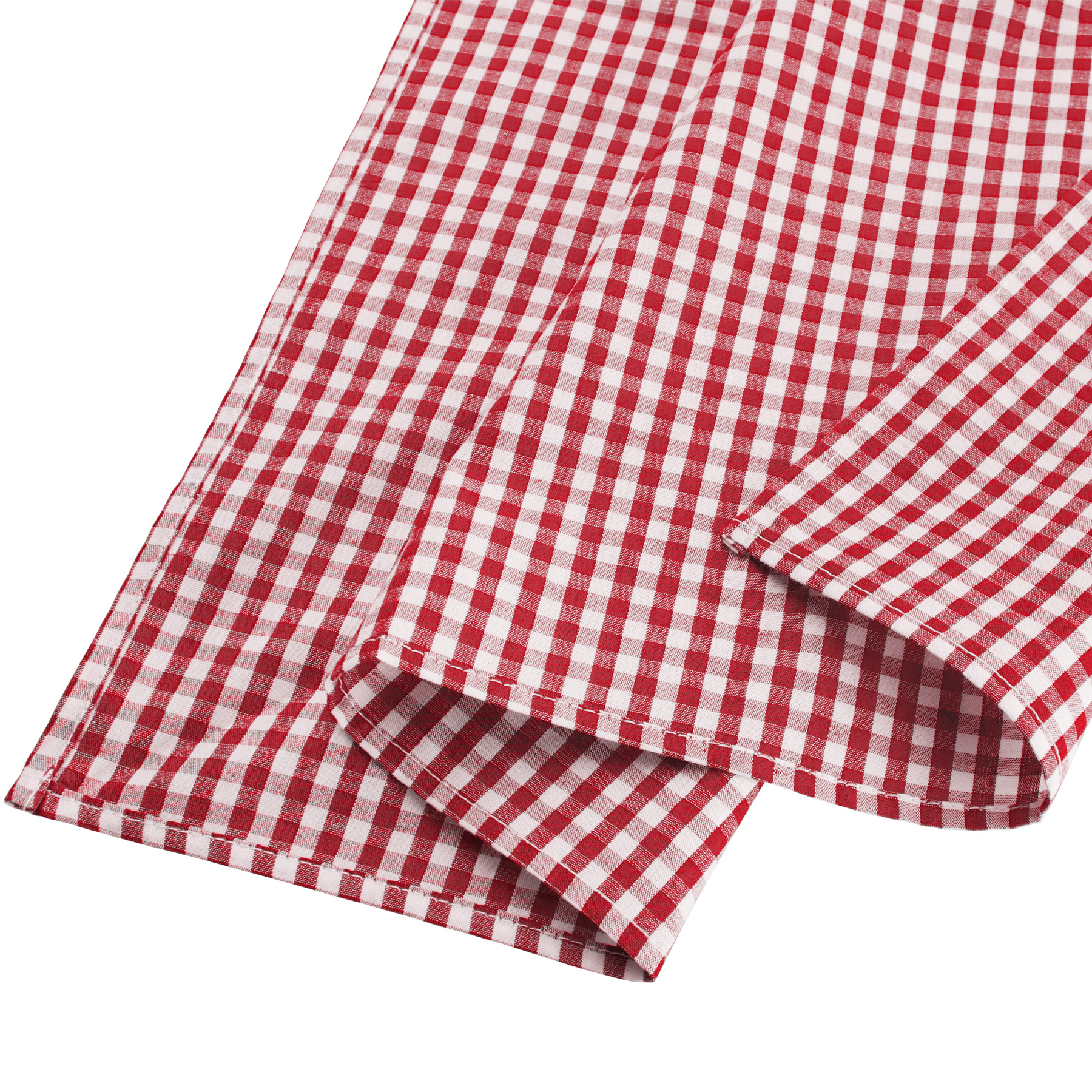 Oktoberfest Halstuch – Rot-weiß Kariert Mit Edelweiss, 100% Baumwolle, Einheitsgröße