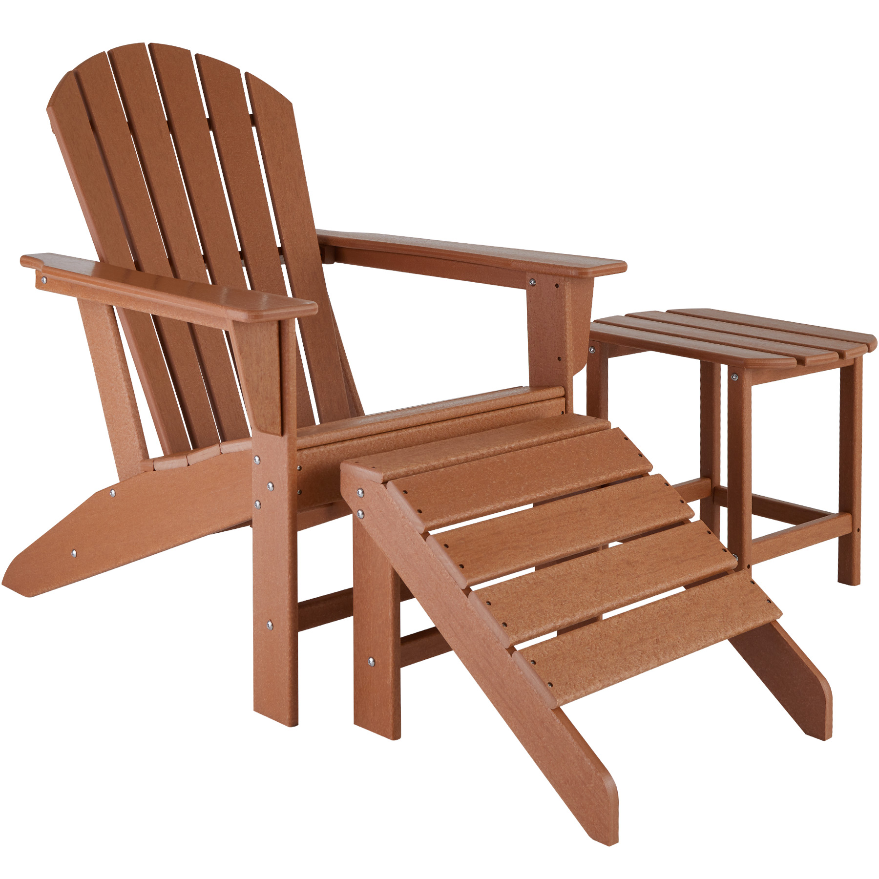 Adirondack Stuhl-Set Abdeckung - Wasserdichte Terrassenmöbelhülle, 600D Oxford, Für 2 Stühle Mit Tisch, Beige