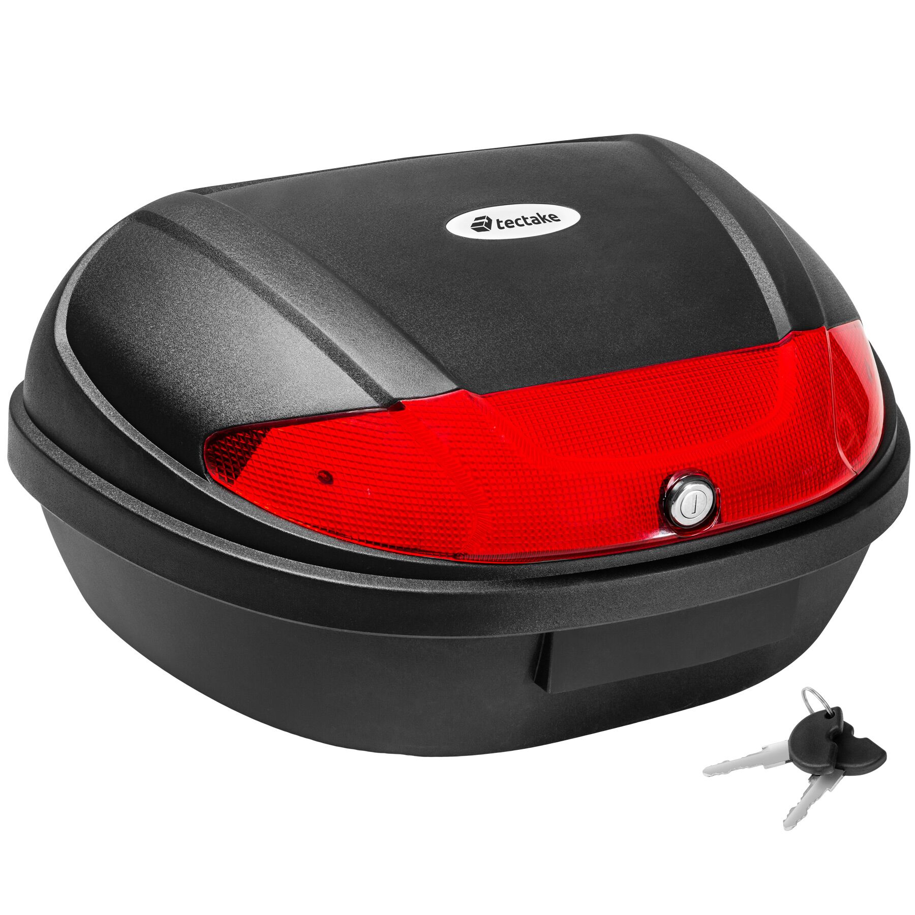 Packväska MC top case ca 48 liter - svart | tectake