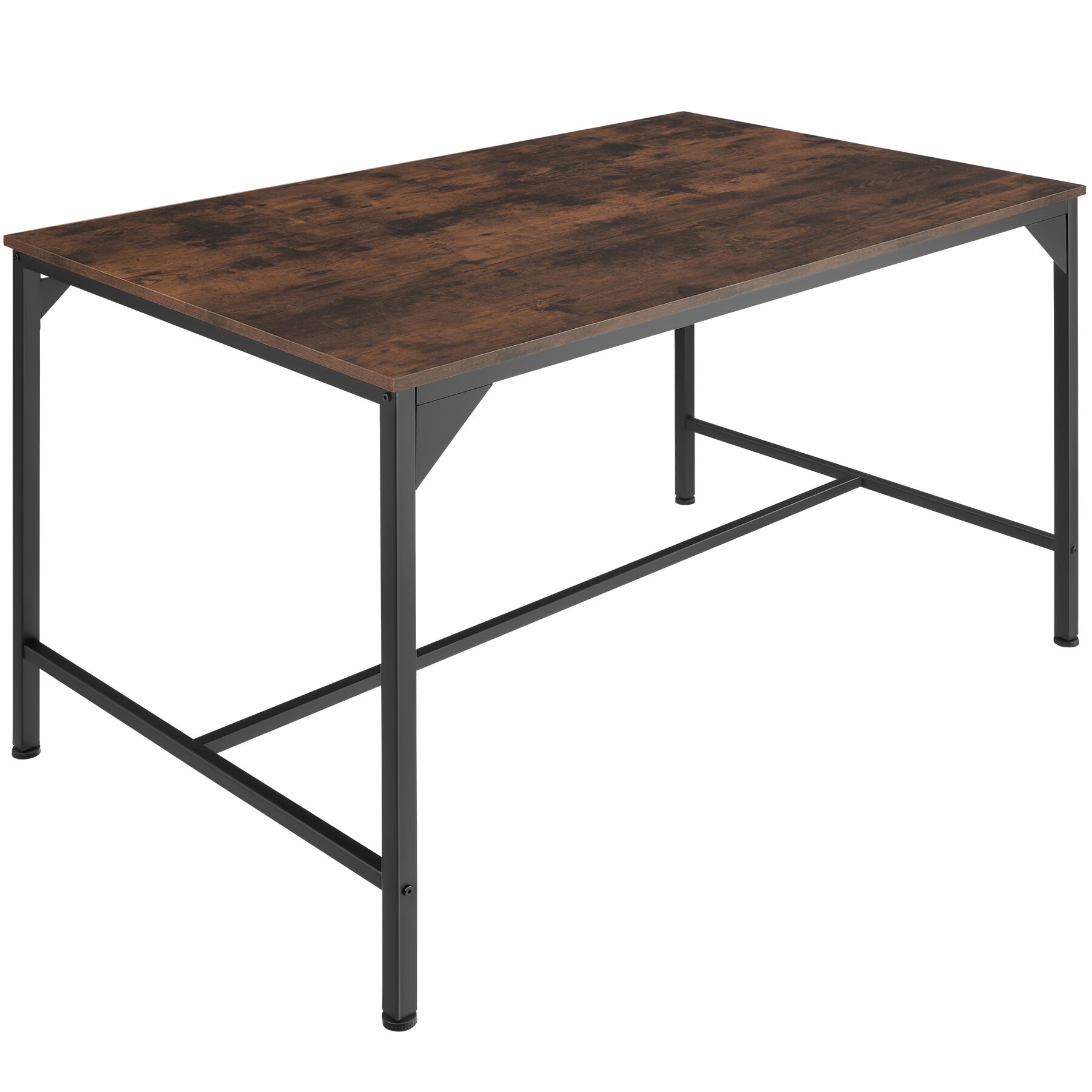 Tectake Gmbh Legno Industriale Scuro, Rustico Tavolo Da Pranzo Belfast 120 X 75 X 75 Cm