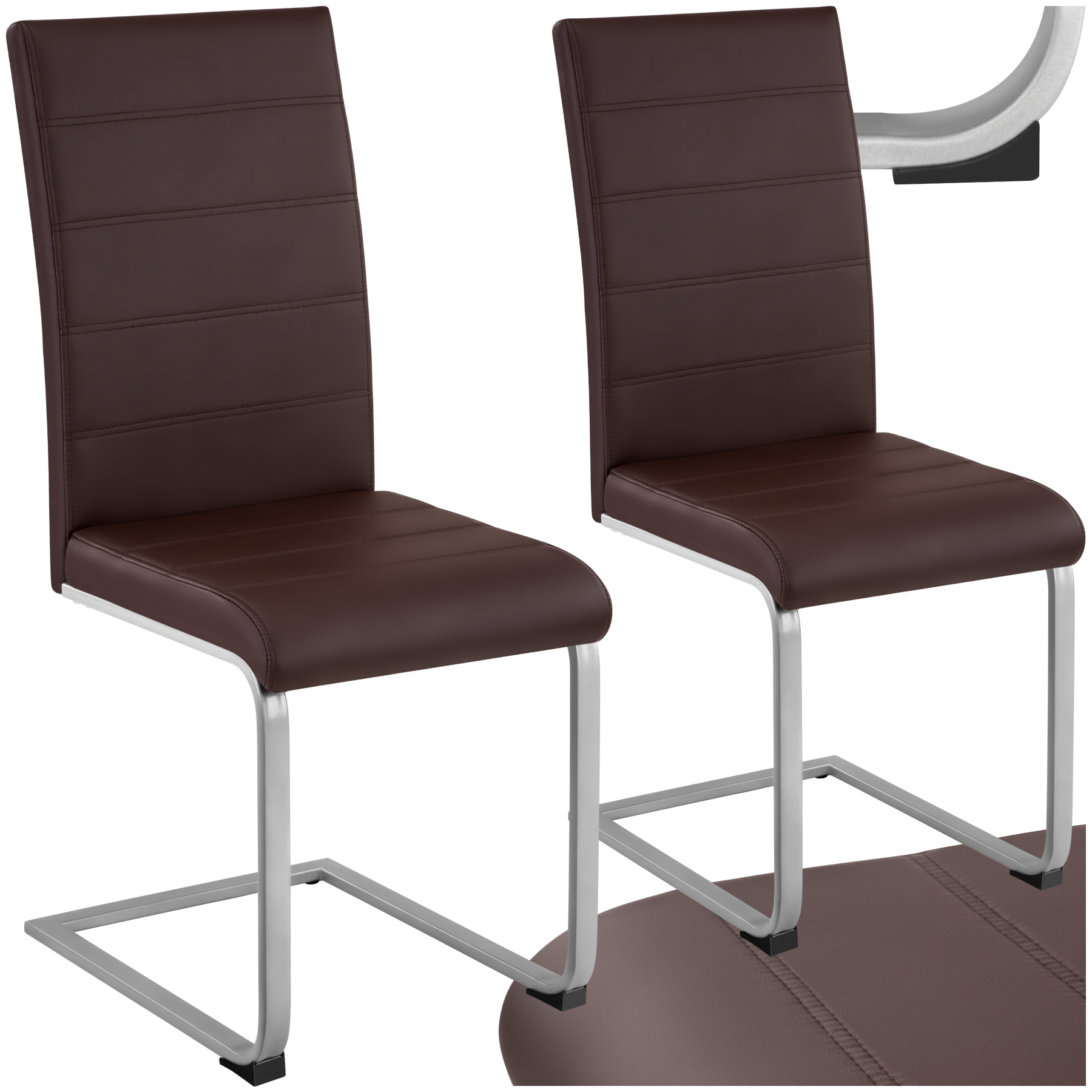 Dining Chairs Set Dinner Table Room Chair Group Breakfast Kitchen Upholstered