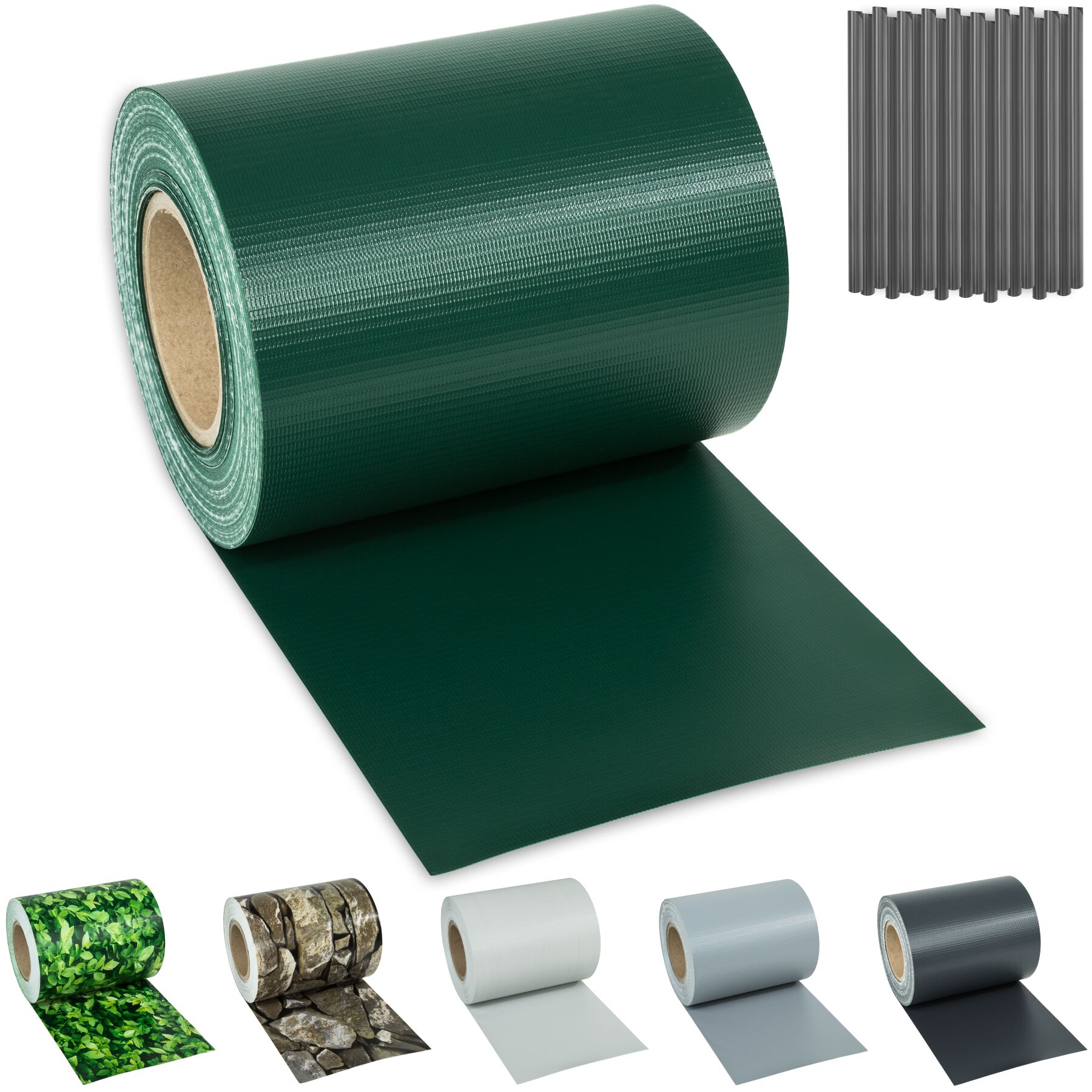 Brise vue PVC - 35 m, vert | tectake