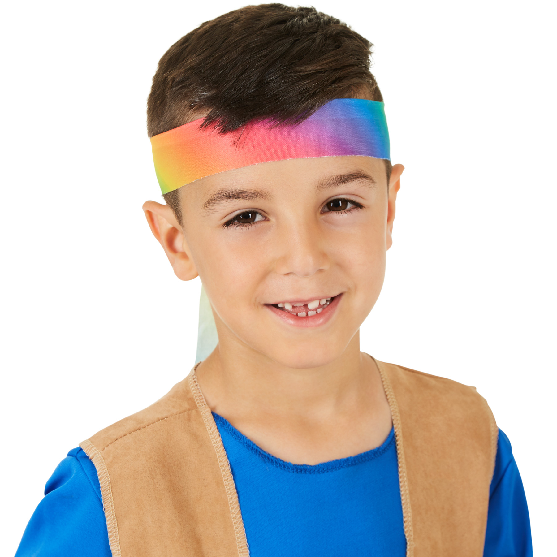 Boys’ Peacemaker Costume Halloween Fancy Dress Outfit Children Kids Hippie 70s - Picture 5 of 31
