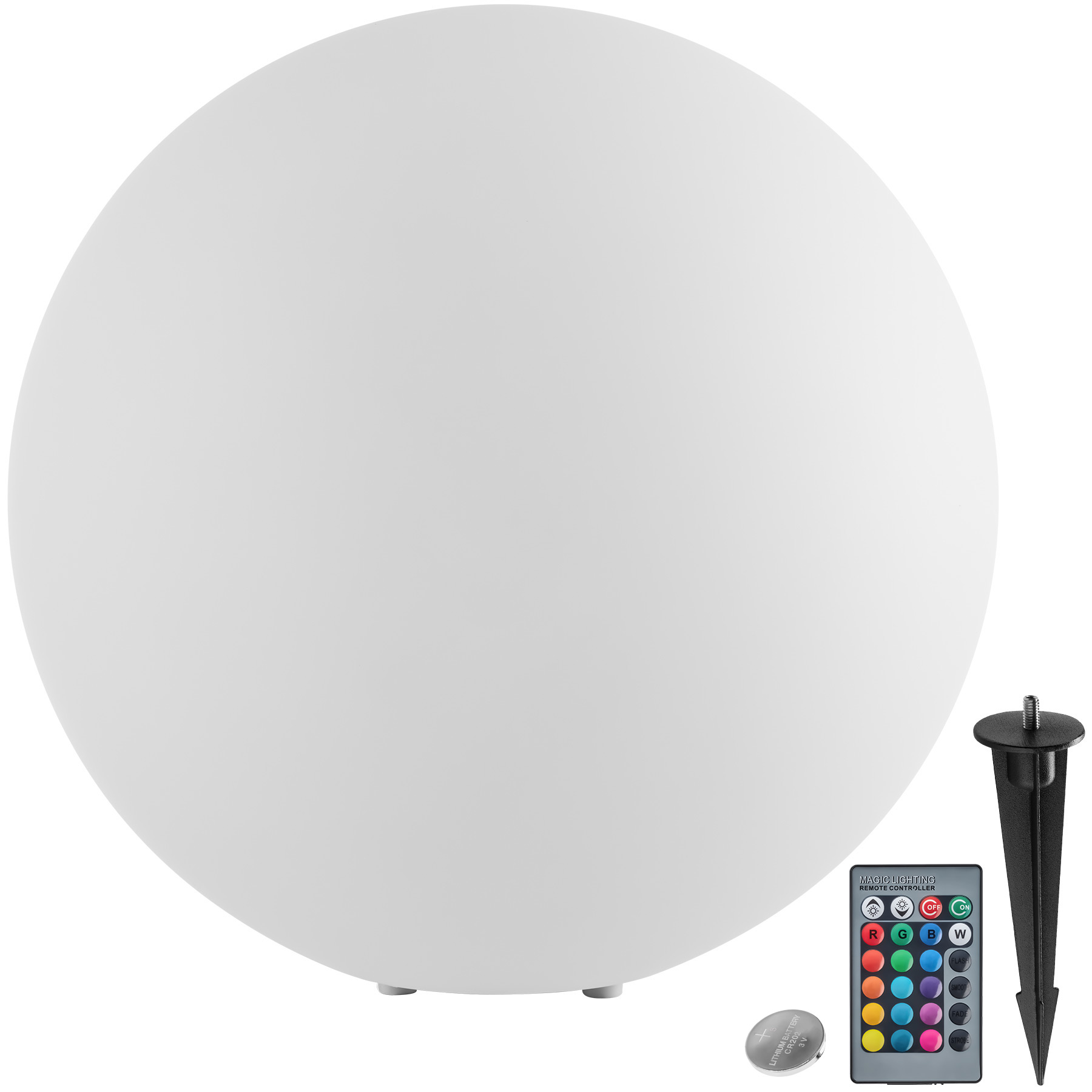 Lâmpada esférica LUMINOUS GLOBE, LED com comando à distância - L (Ø 50 x 50 cm)