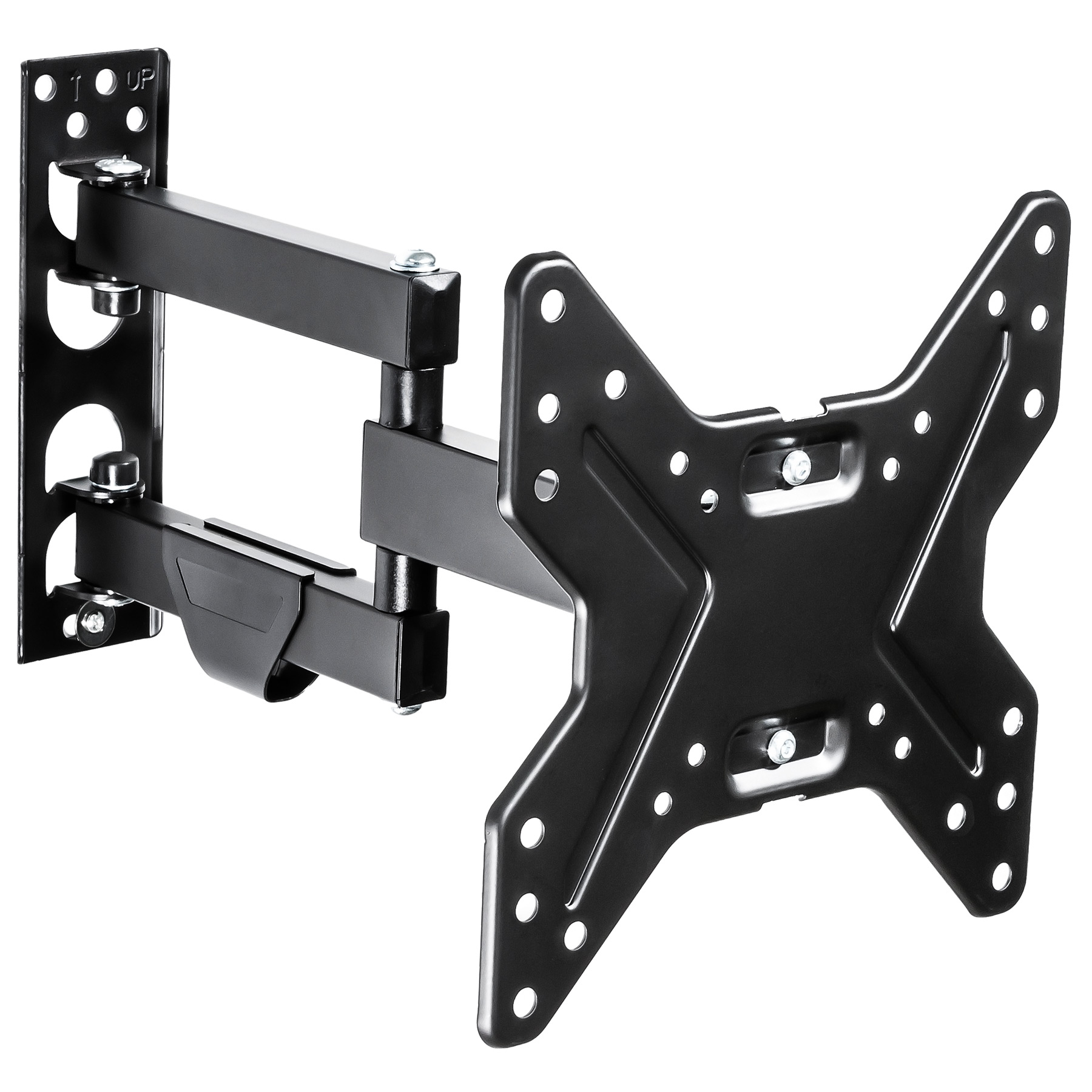 Tectake Gmbh Noir Support Mural Tv 17"- 42" Orientable Et Inclinable - Image 1