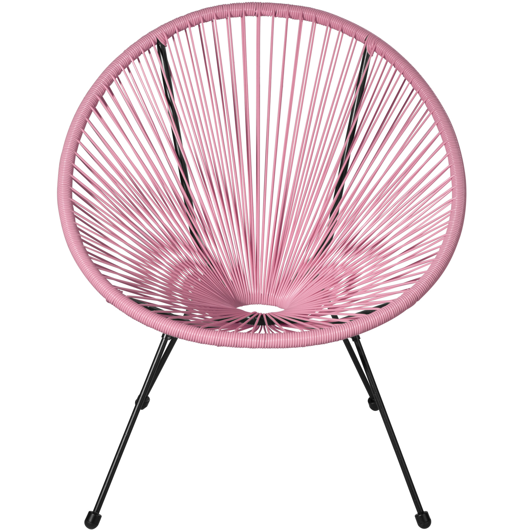 2er Set Acapulco Stuhl Gartenstuhl Gartensessel Lounge Relax Rund