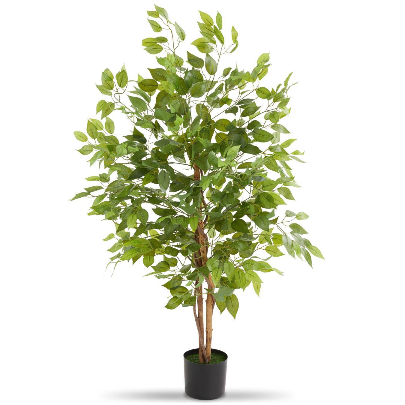 Künstlicher Ficusbaum Fida, realistische Textur - 120 cm