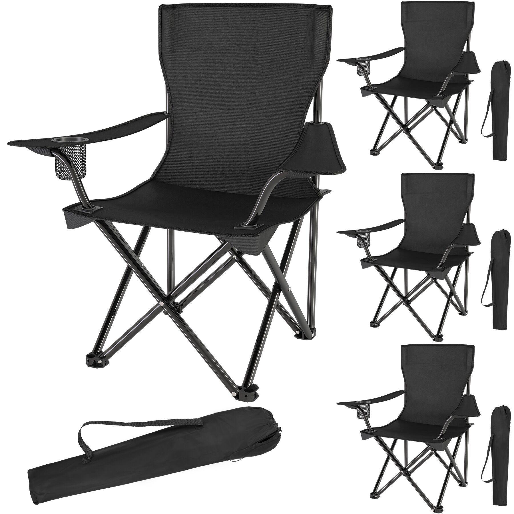 Campingstol Gil - 4-pack | tectake