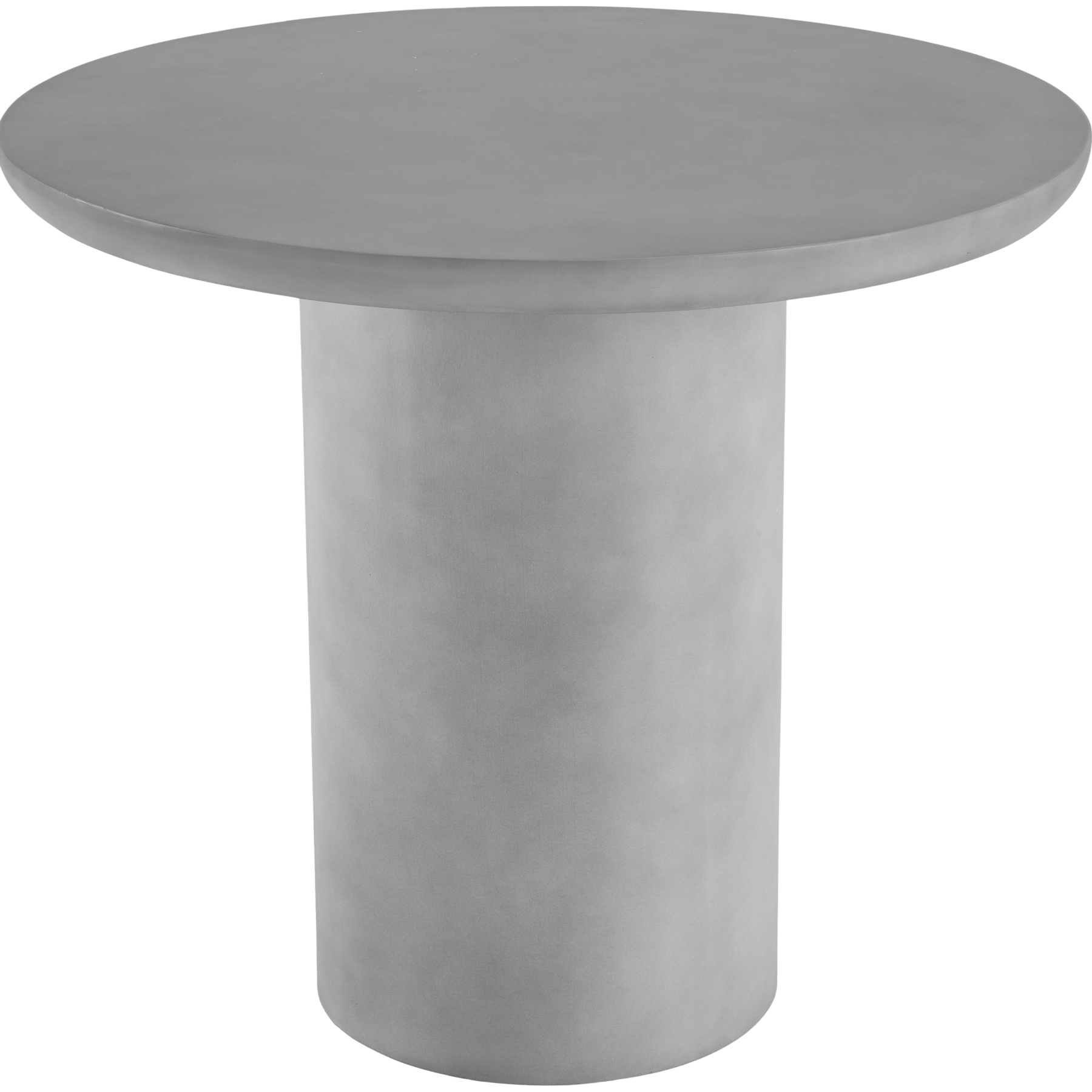 Table de jardin ronde TALMI 86,5x75,5cm - gris béton de tectake