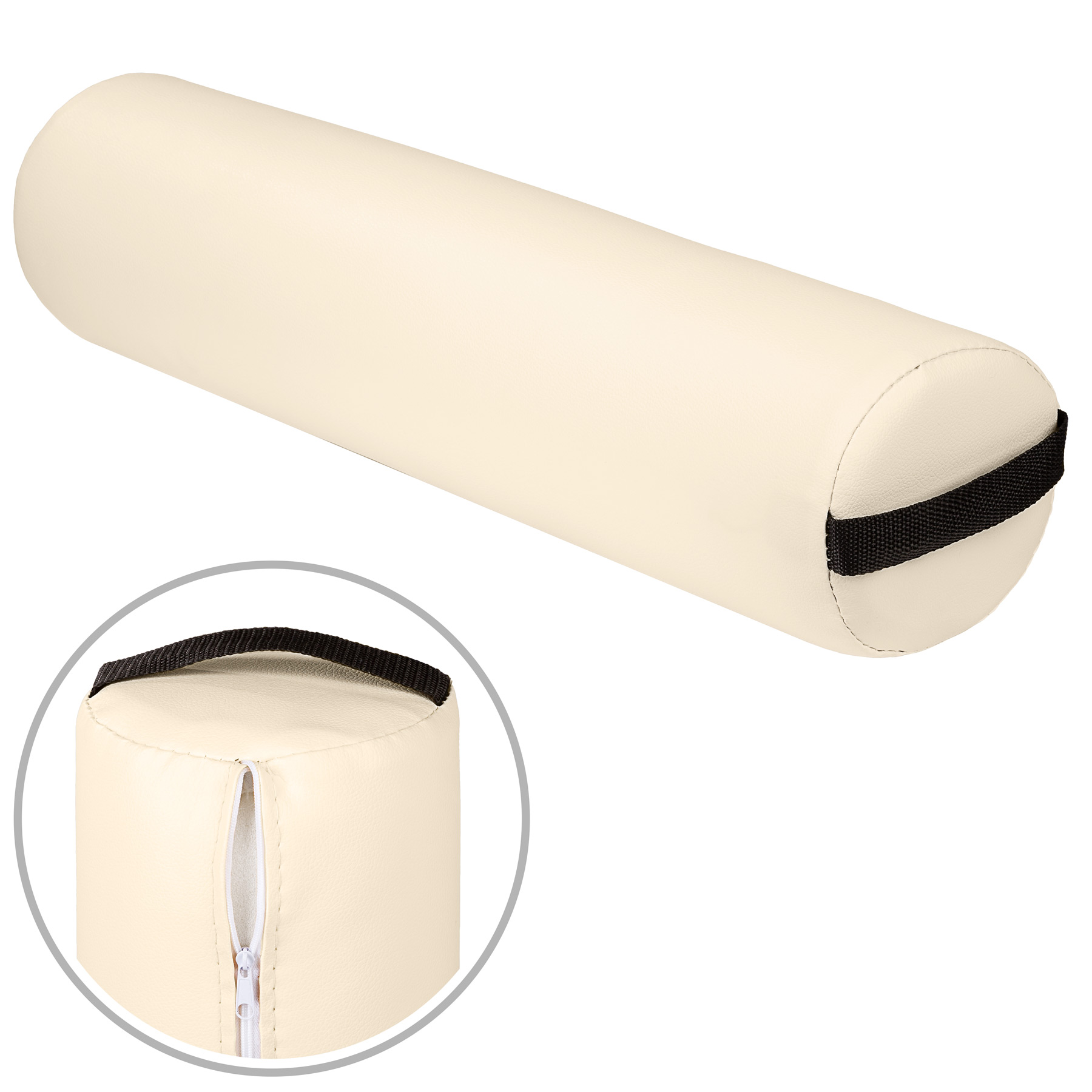 Full round + half round bolster cushion for massage table knie roller pillow new - Picture 8 of 13