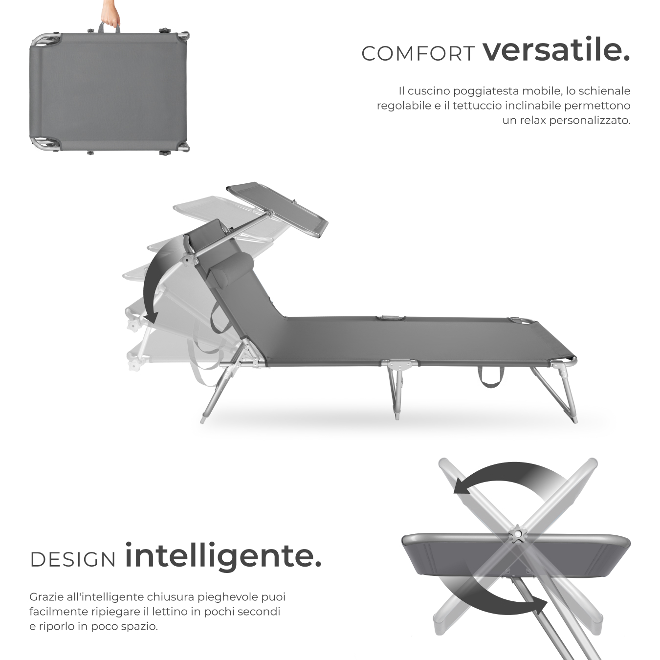 tectake Chloe Sdraio Prendisole Nero (403415) Acquisti Online