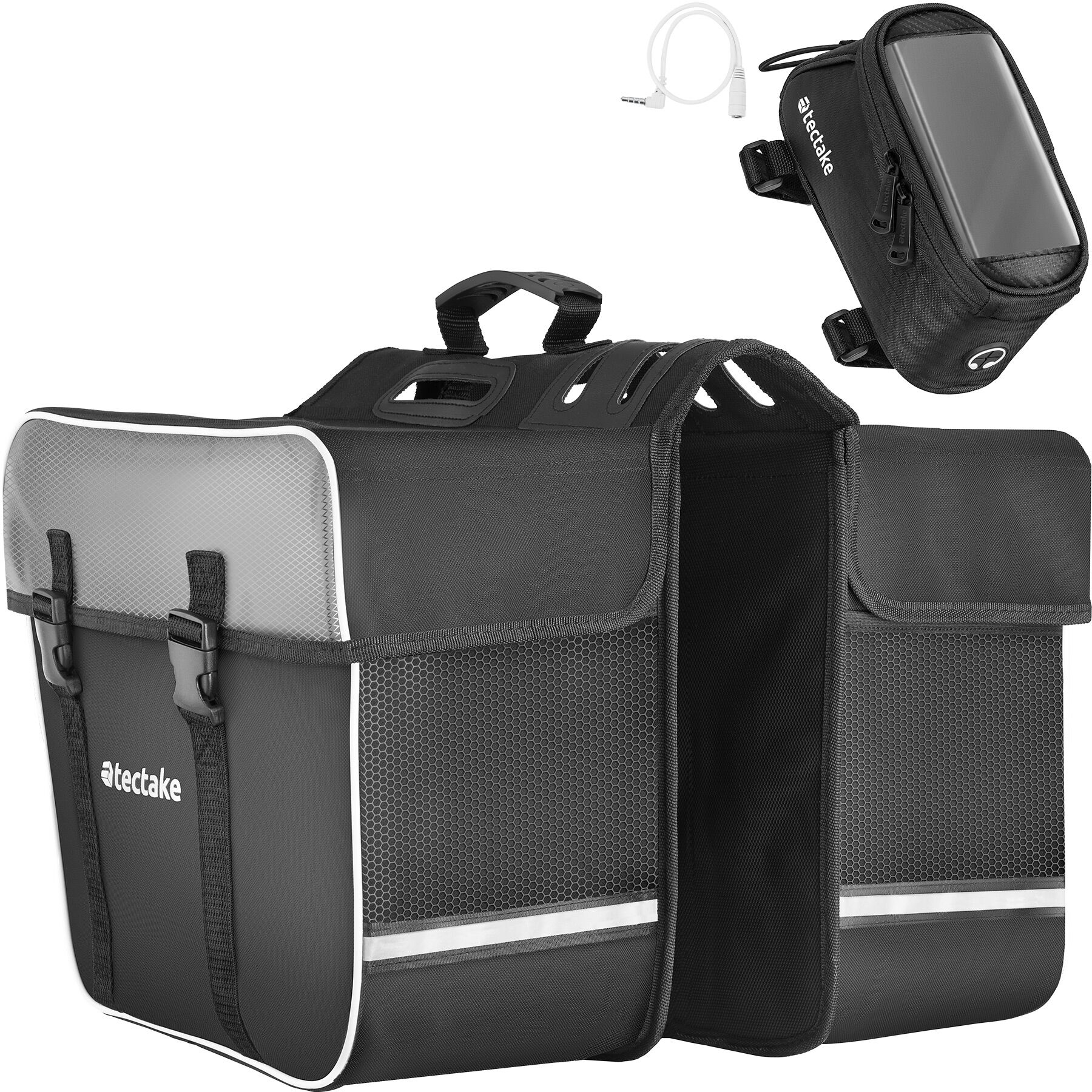 Set borsa da bicicletta Georg e borsa da telaio, idrorepellenti