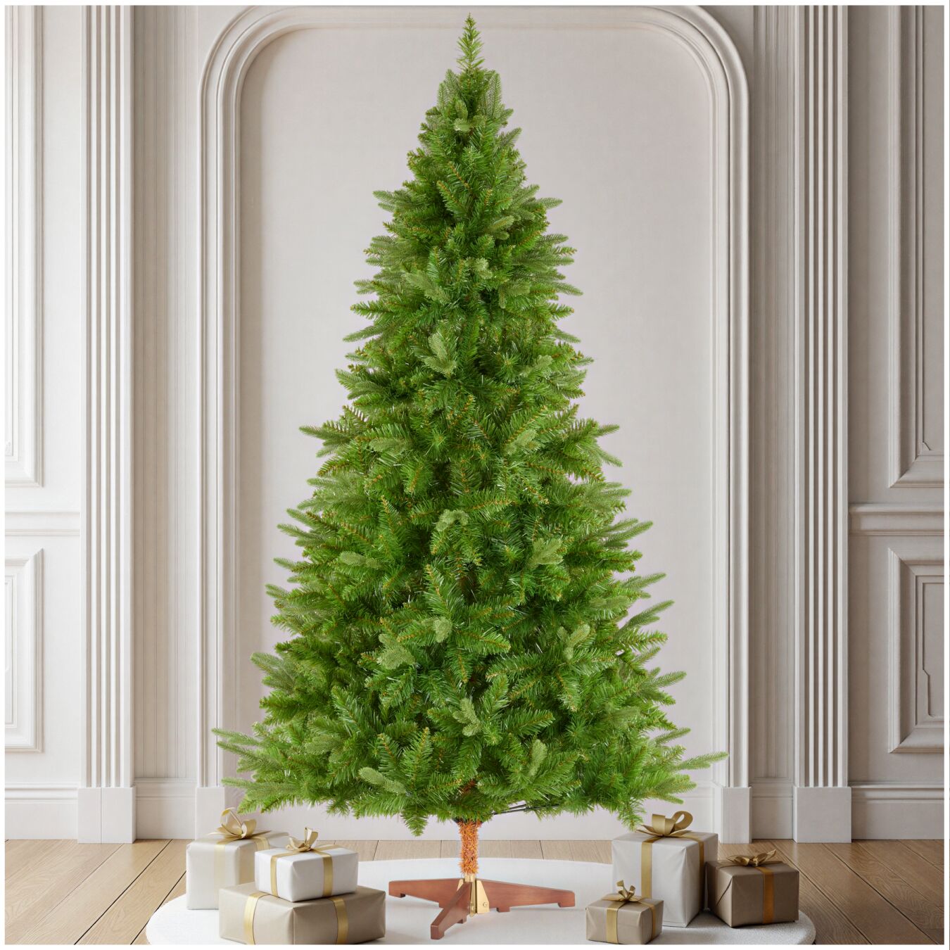 Christmas Tree Cupid - artificial in green, PVC, injection moulded needles - 220 cm | tectake