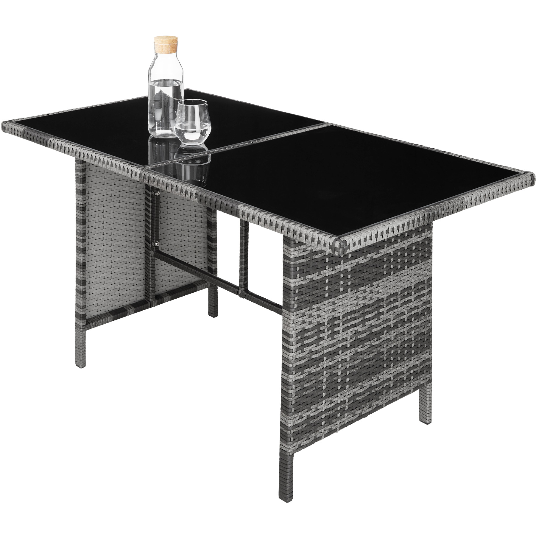 Corner Sofa Garden Furniture Table and Chairs Rattan Set Outdoor Metal Bistro - Picture 37 of 61