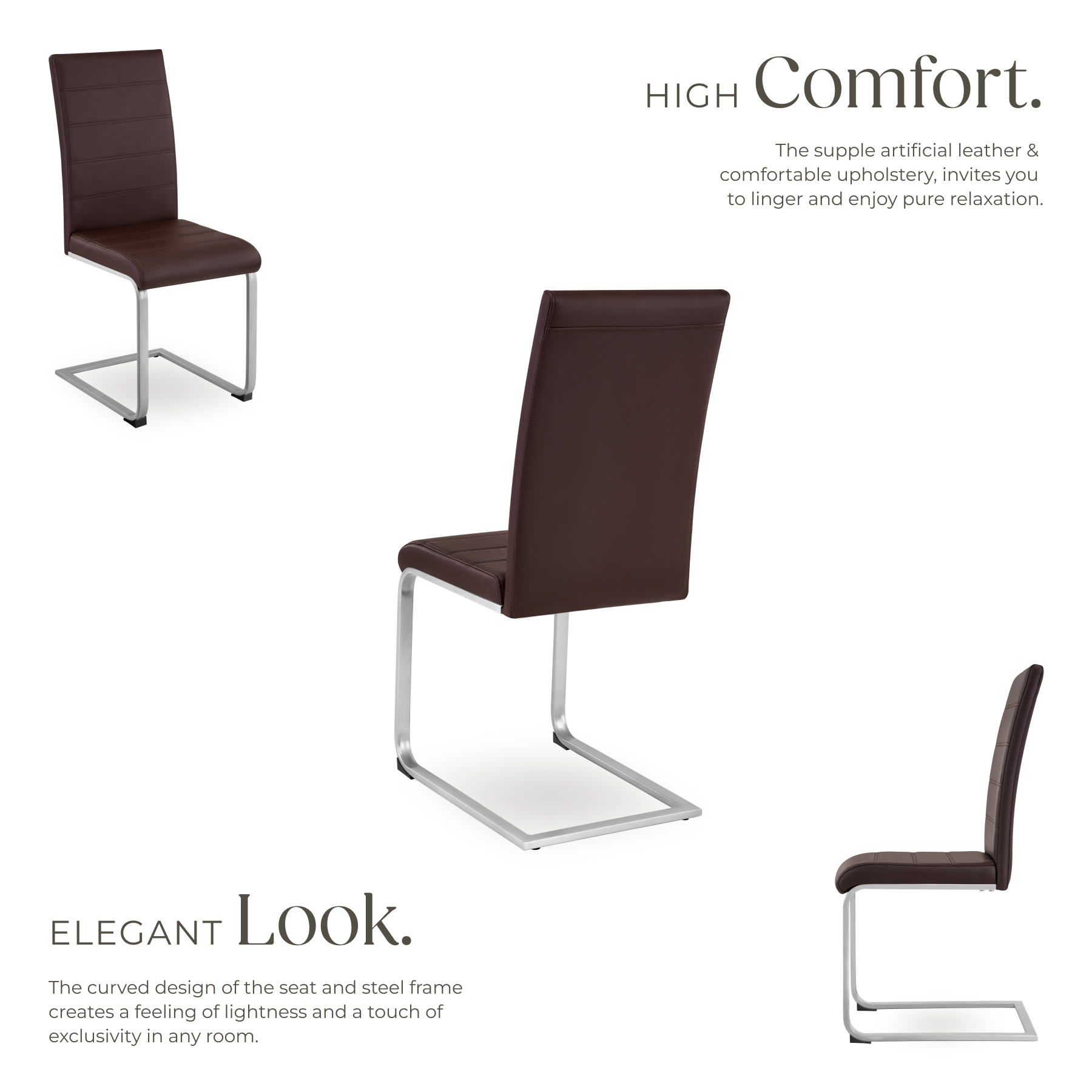 Dining Chairs Set Dinner Table Room Chair Group Breakfast Kitchen Upholstered - Picture 40 of 61