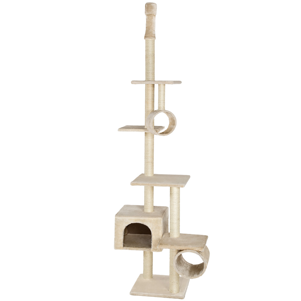 Rascador para gato - beige | tectake