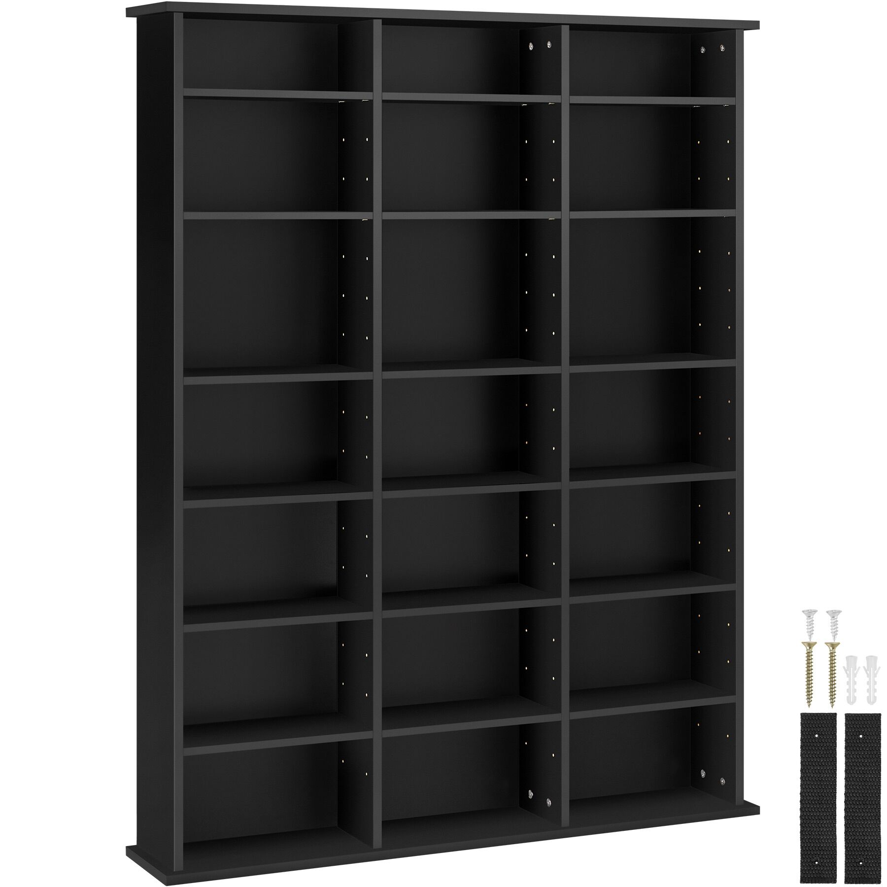Estante Stevie 105,5x19x136,5cm - preto | tectake