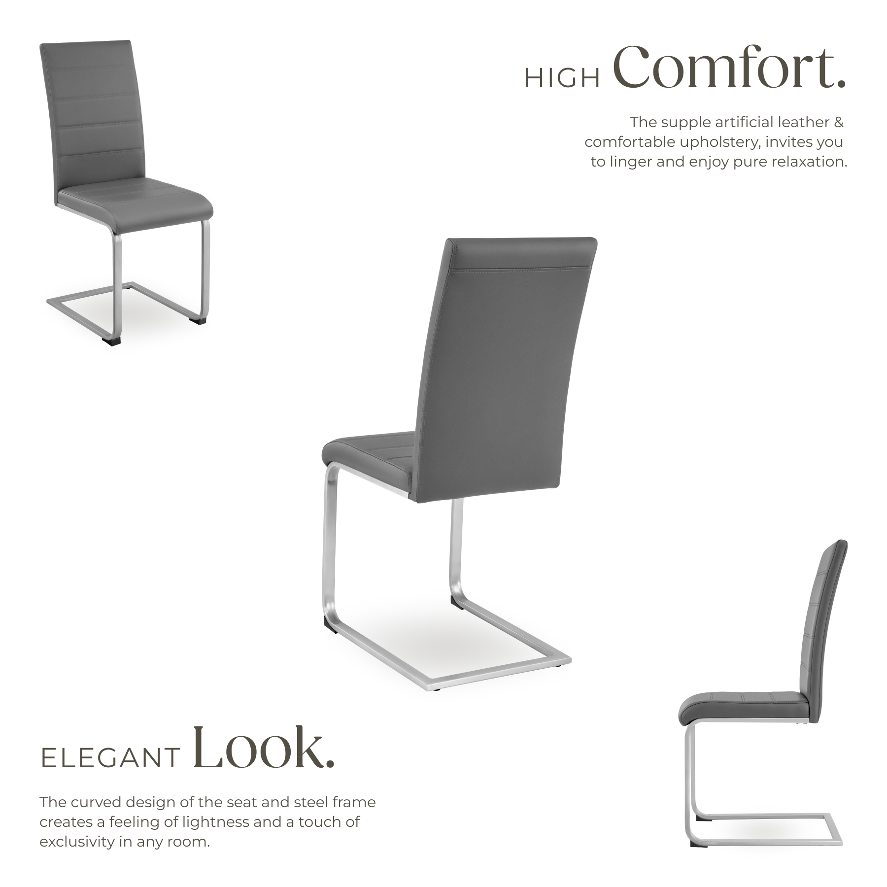 Dining Chairs Set Dinner Table Room Chair Group Breakfast Kitchen Upholstered - Picture 28 of 61
