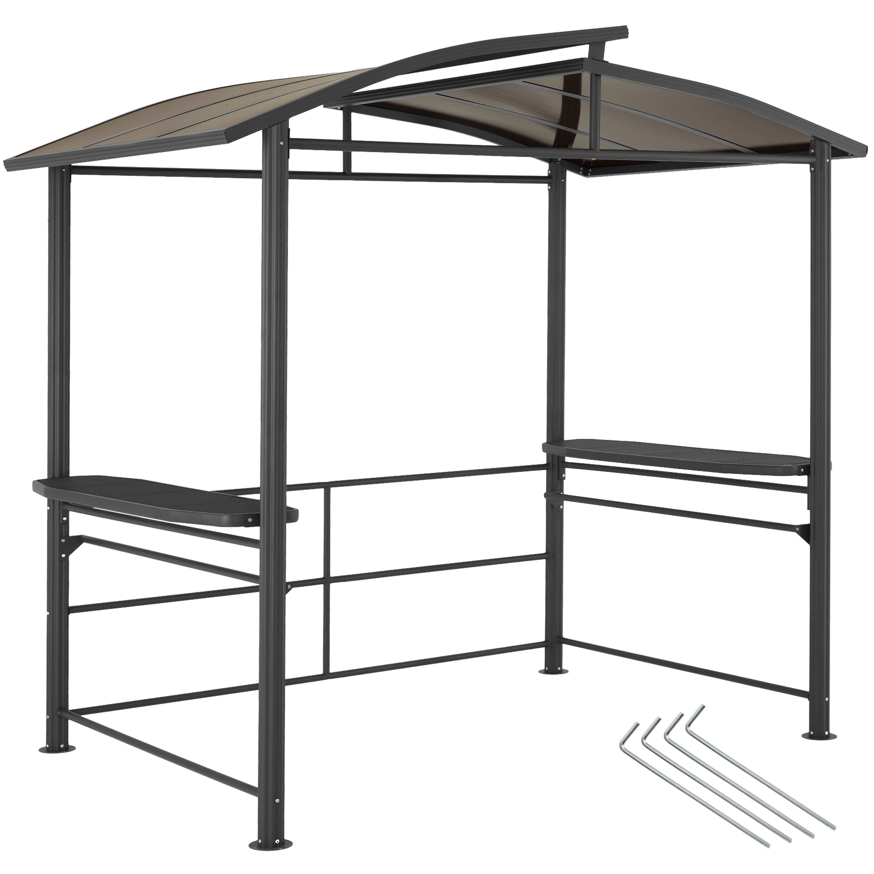 Grillpavillon Asado 2,4x1,5x2,34m online günstig kaufen tectake