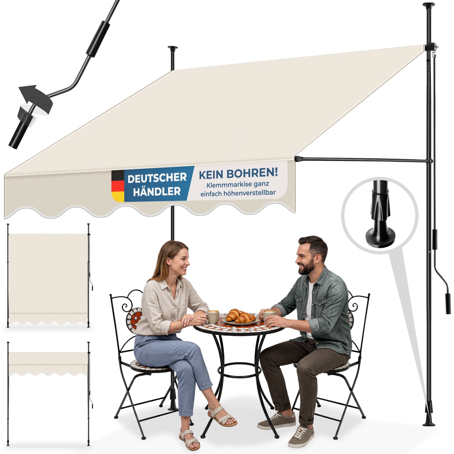 markisen ankerplatte Fix&Go Anker Platte 2.0 schwarz • Einzelteil (PP16BK) • Thule Omnistor – Peggy Peg Shop Dachzelt-Nomade: Mit dem Porsche Größe:74 / 80 Langer Rücken