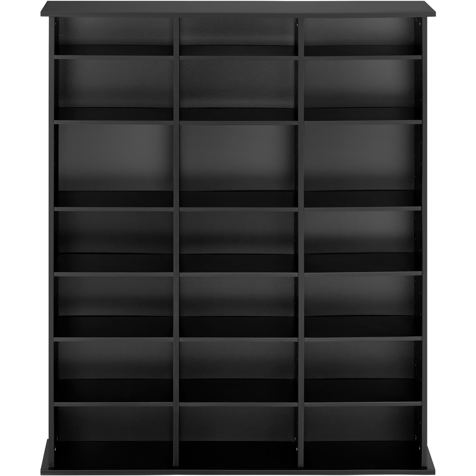 CD Bookcase MDF Board DVD Rack 18 Shelves Storage DIY Funiture Office Home New - Picture 13 of 23