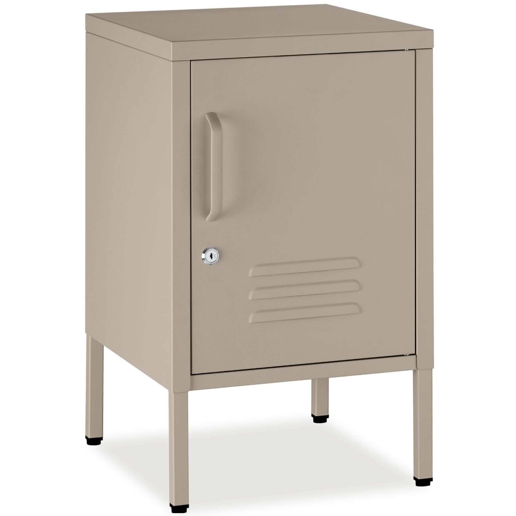 table de chevet - taupe | tectake