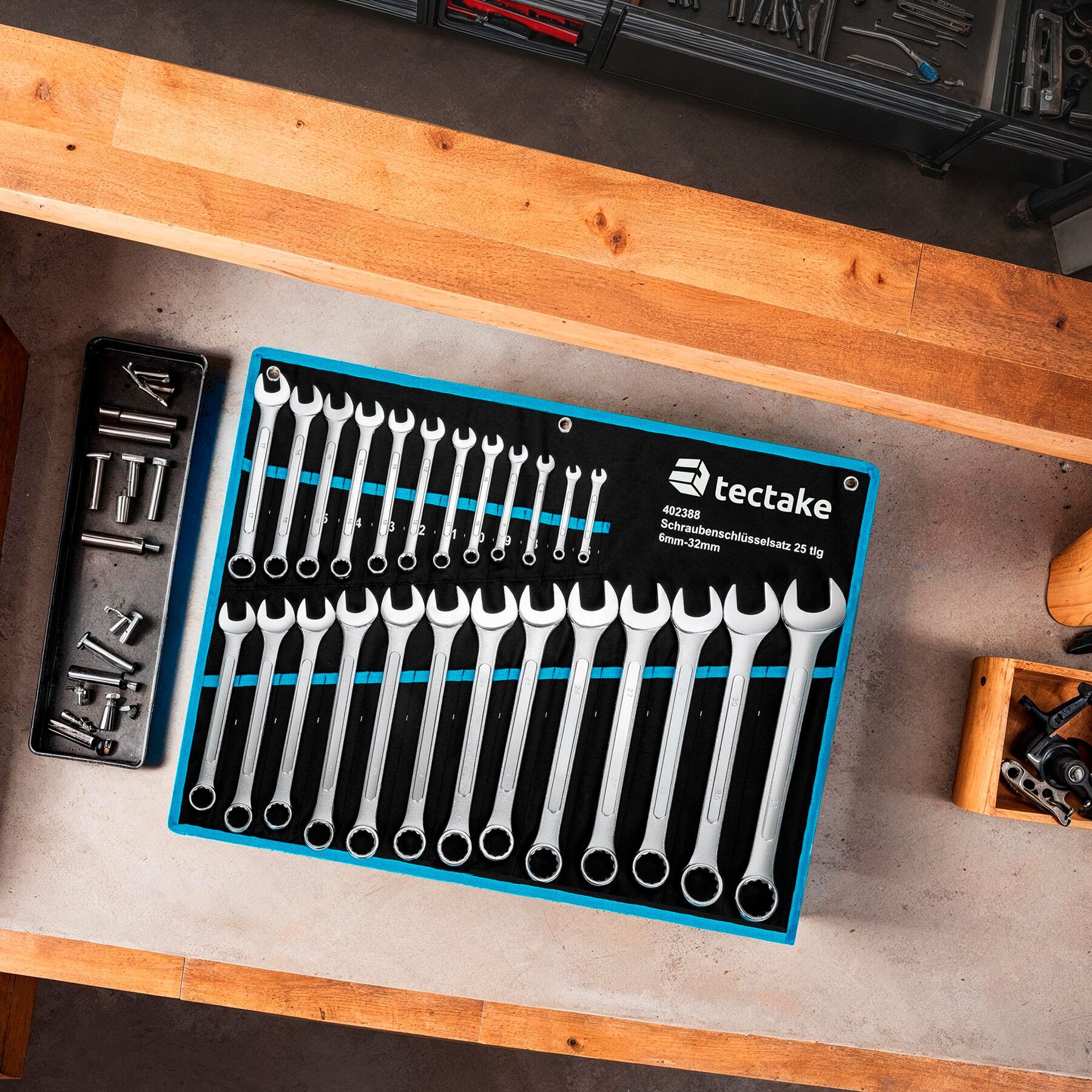 US PRO Ringmaulschlüssel-Set 25-teilig – Metrisch 6–32 Mm, CR-V Stahl