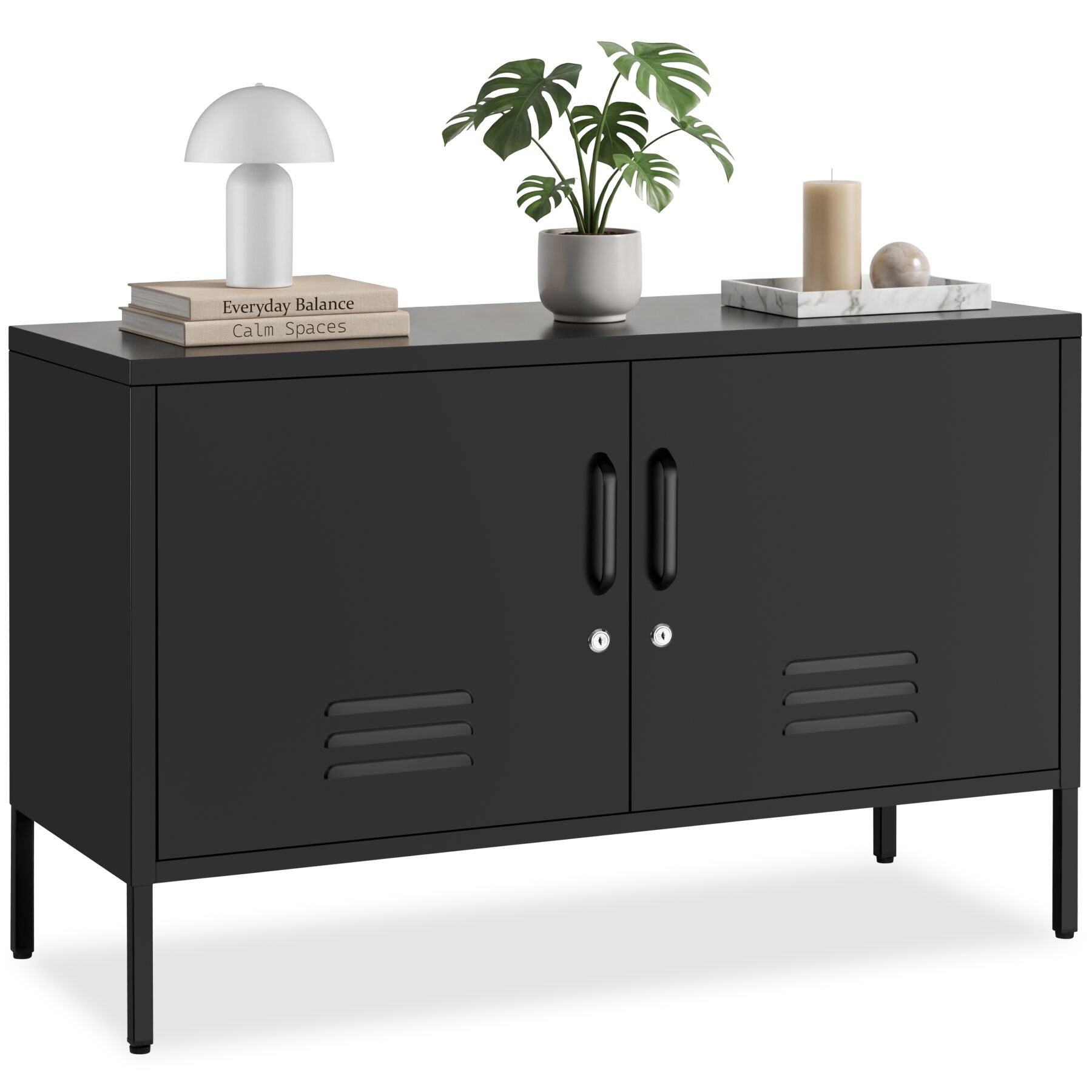 dressoir - zwart | tectake
