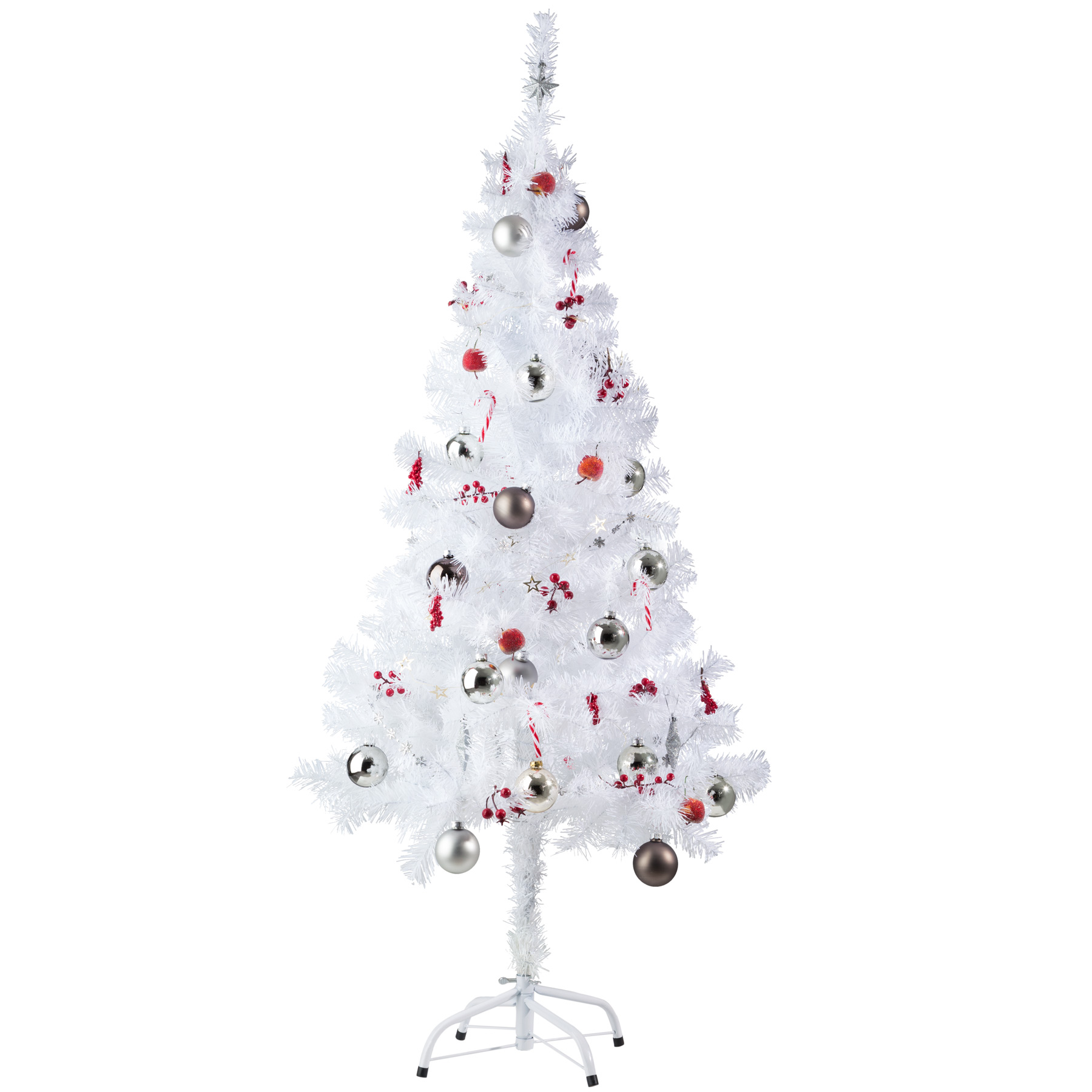 Albero di Natale Artificiale con Supporto Natalizia 310 Punte 150 cm Verde nuovo - Foto 11 di 25