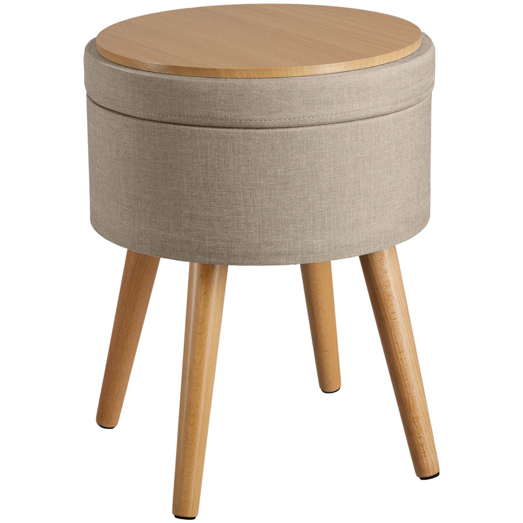 Stool Storage Bench Padded Footstool Dressing Table Chair Home Step Furniture - Picture 37 of 37