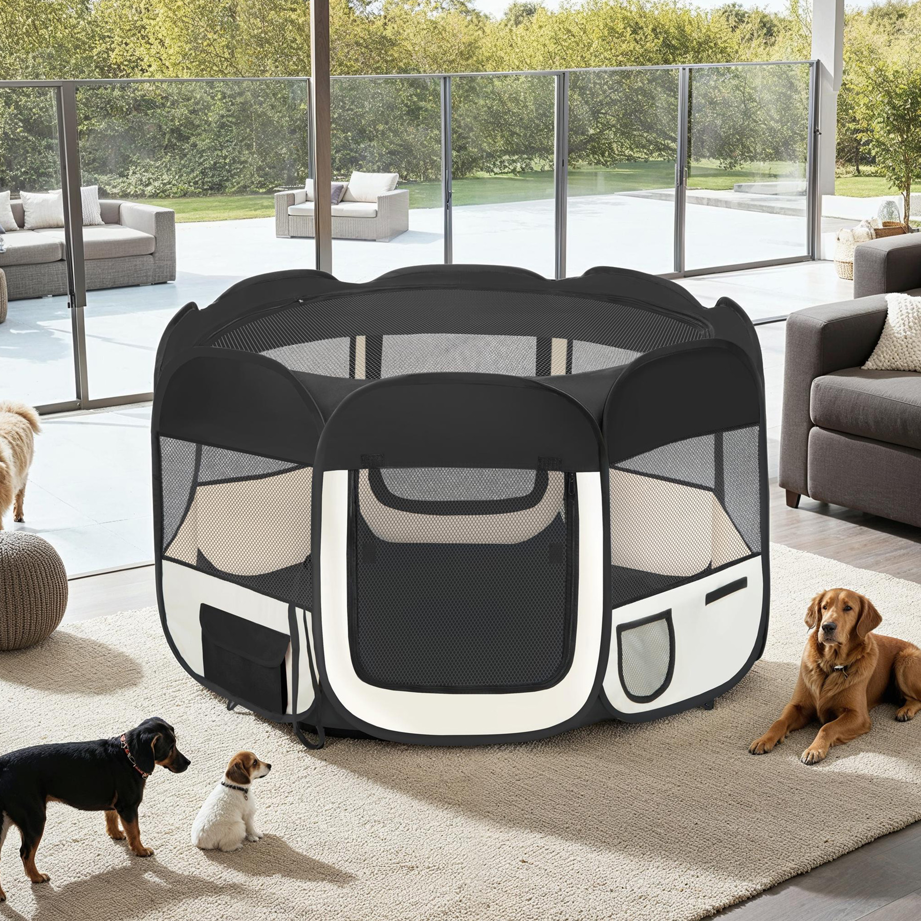 Tenda box per cagnolini cuccioli e piccoli animali cane gatto lepre portatile - Foto 22 di 39