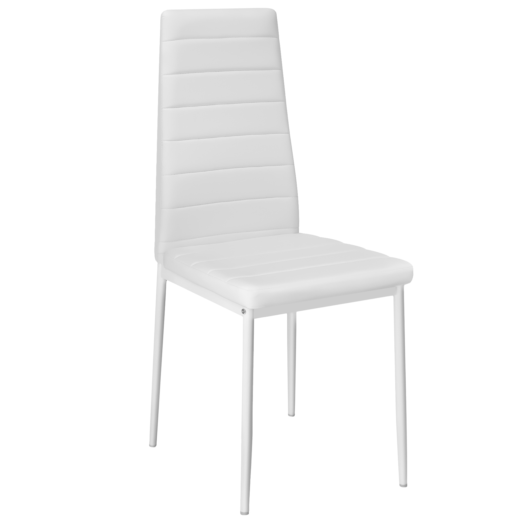 Dining Chair Set Kitchen Living Room Furniture Faux Leather Chairs Thick Padding - Picture 25 of 61