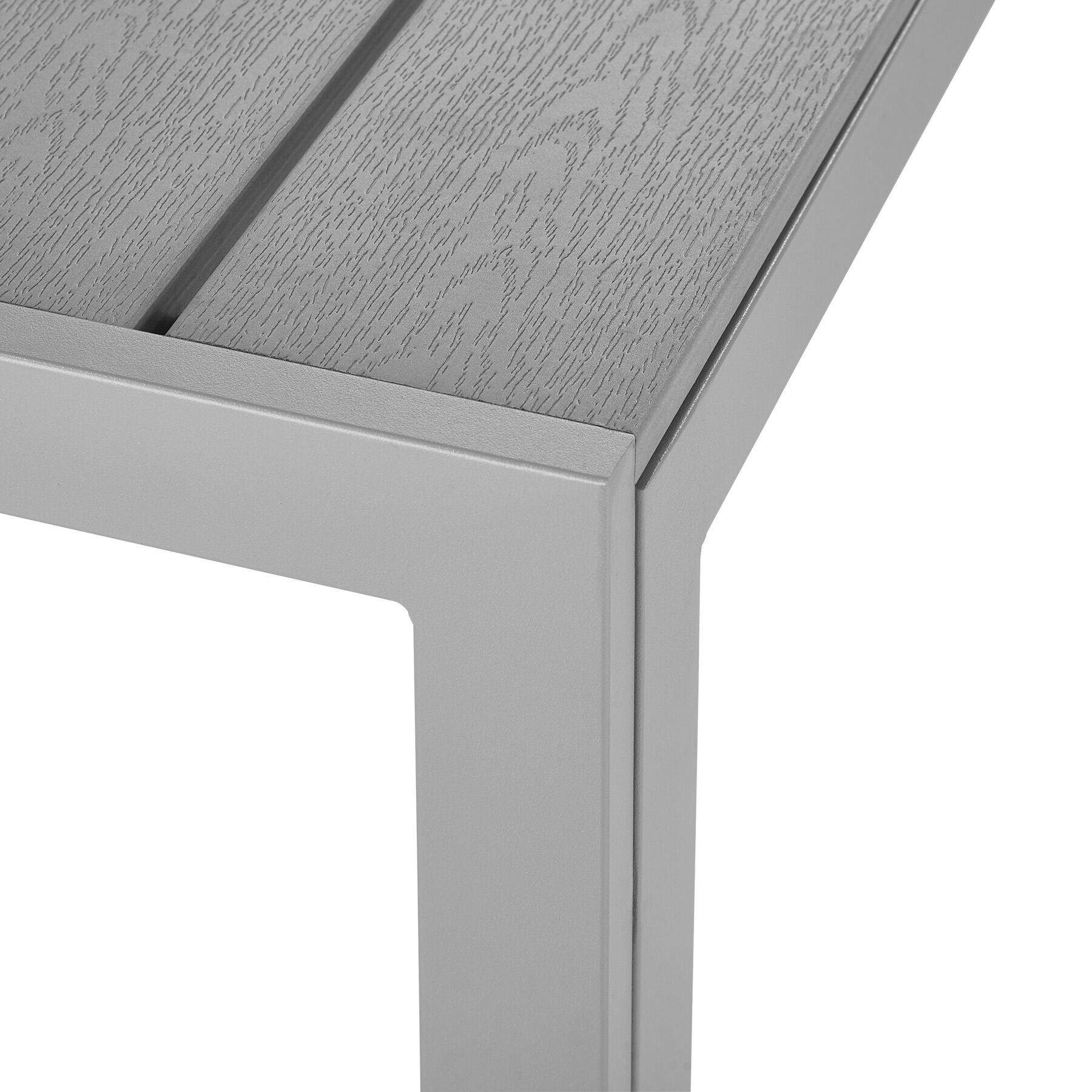 Garden Furniture Table Outdoor Patio Dining Coffee Balcony Square Aluminium - Picture 25 of 25