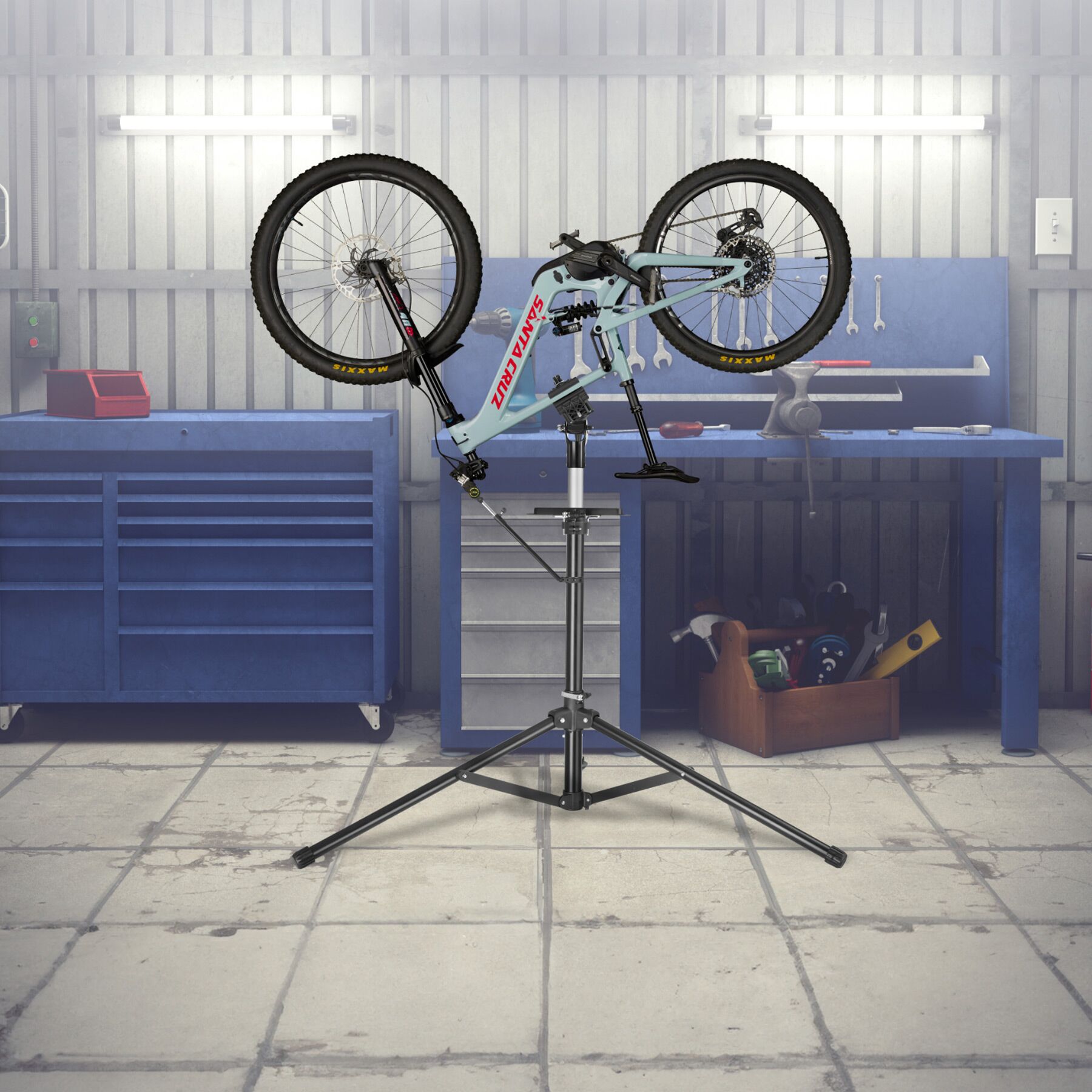 Tarpofix Fahrrad Montageständer Bis 30kg - Höhenverstellbar Für E-Bikes