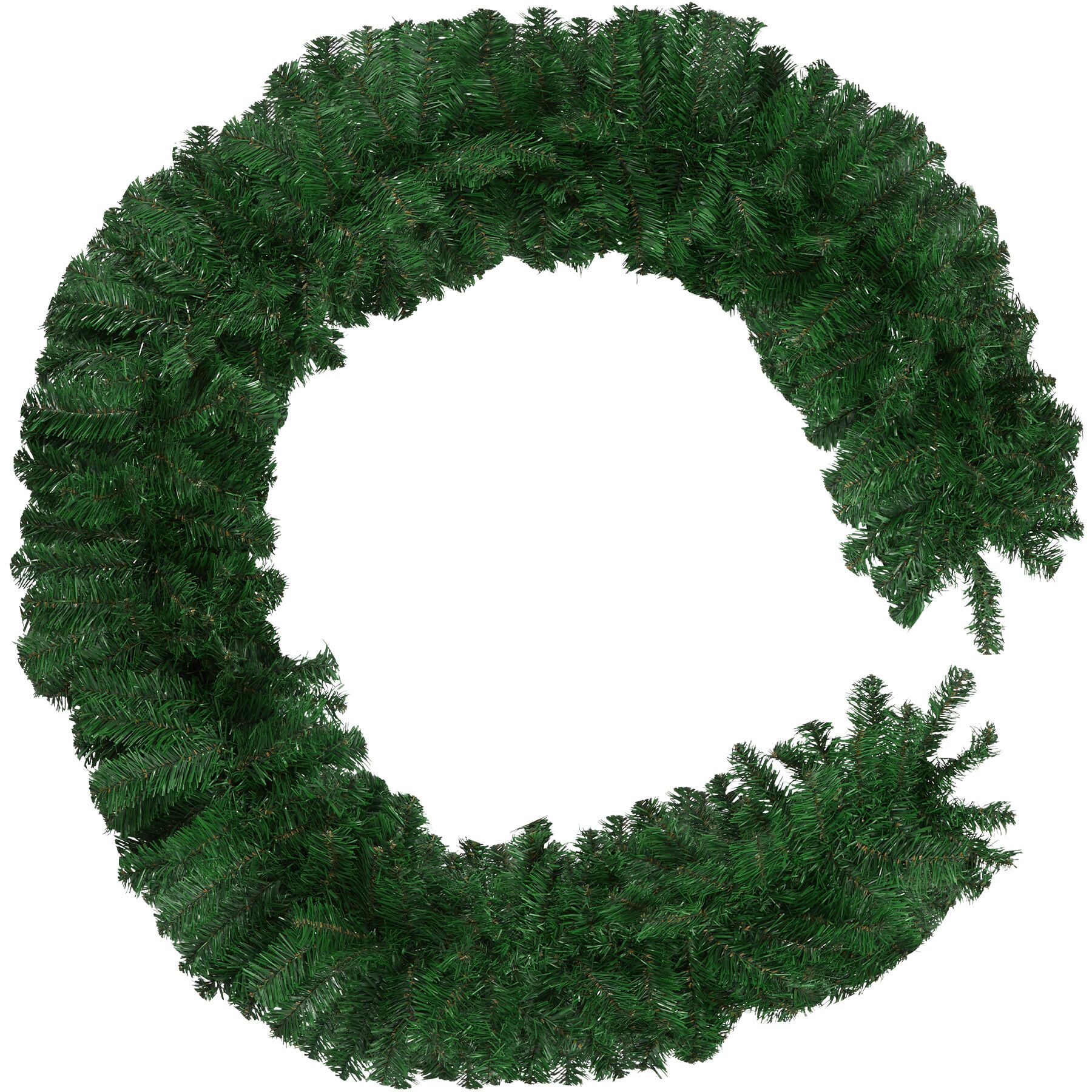 Grinalda de Natal realista 2,7m - verde
