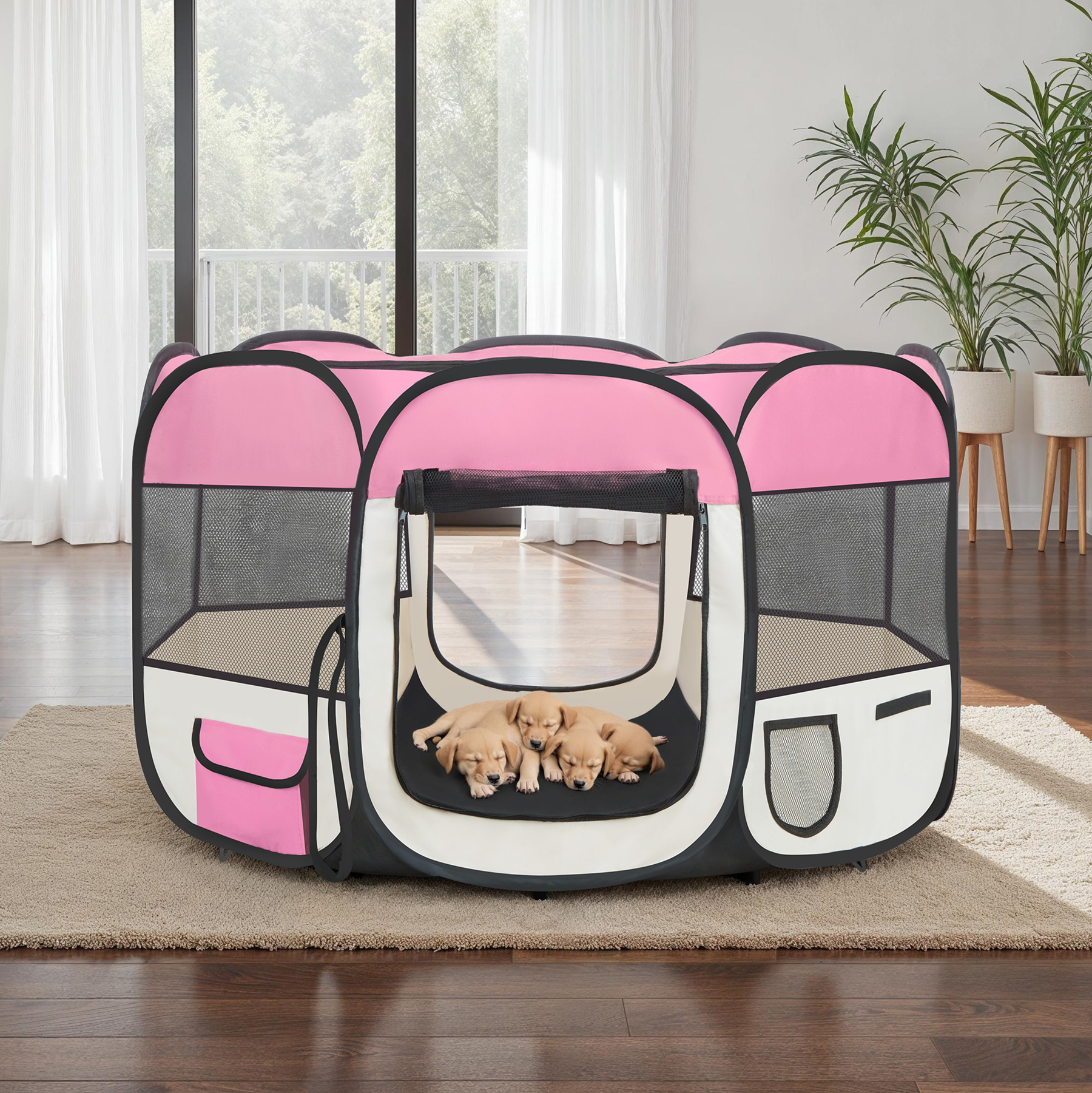 Tenda box per cagnolini cuccioli e piccoli animali cane gatto lepre portatile - Foto 11 di 39