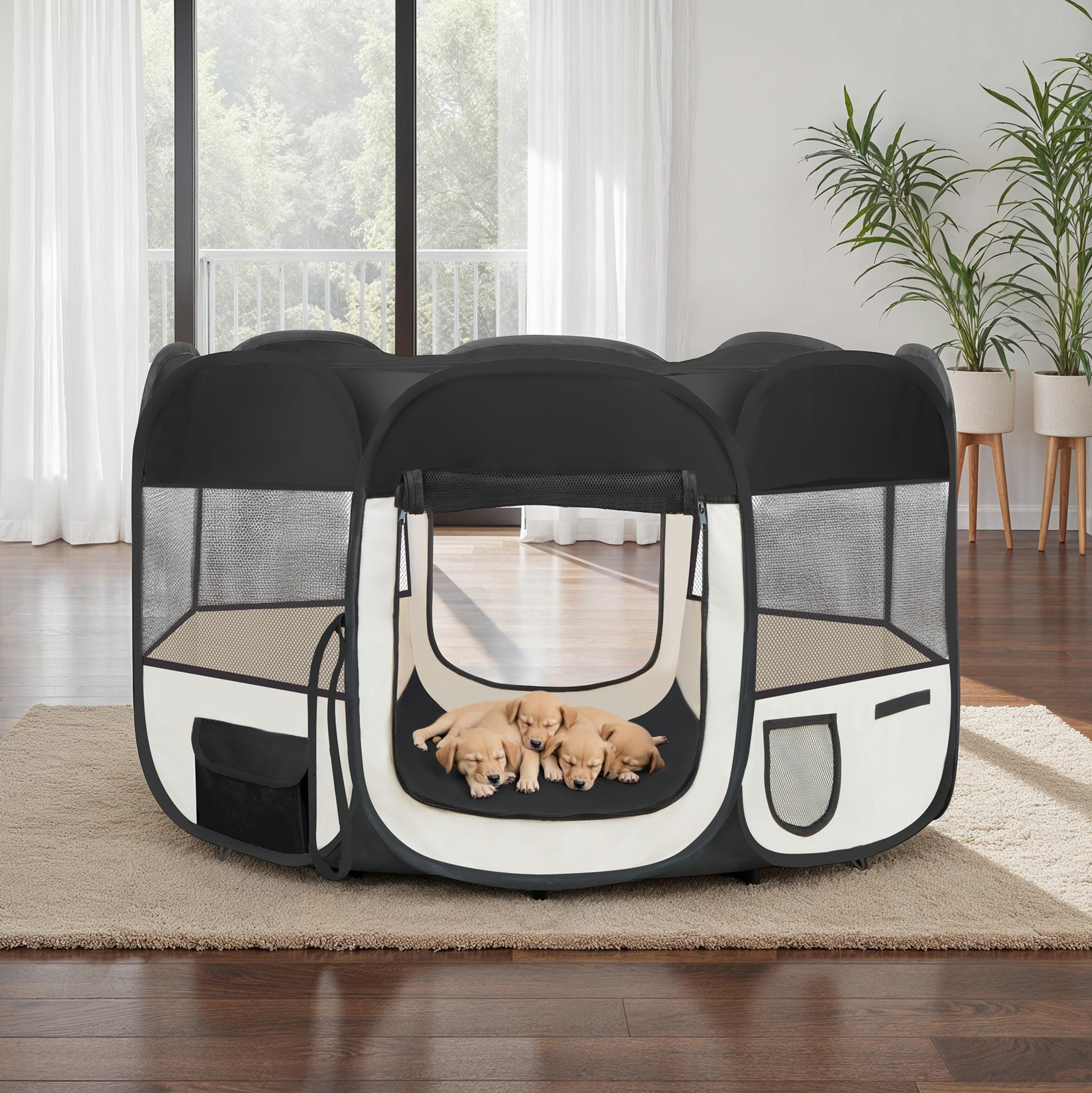 Tenda box per cagnolini cuccioli e piccoli animali cane gatto lepre portatile - Foto 23 di 39