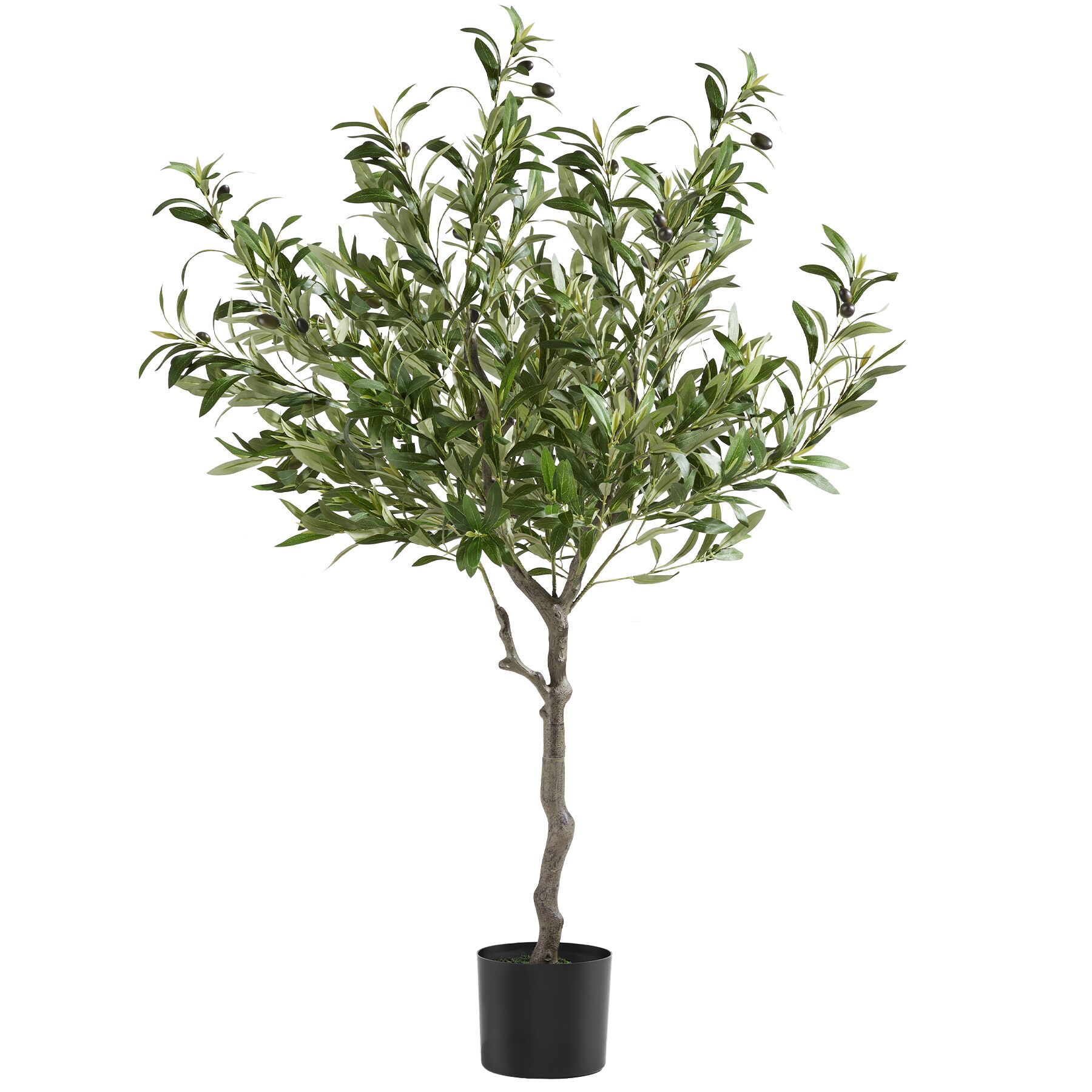 Tectake Gmbh Verde Albero Di Ulivo Artificiale Oleand, Texture Realistica