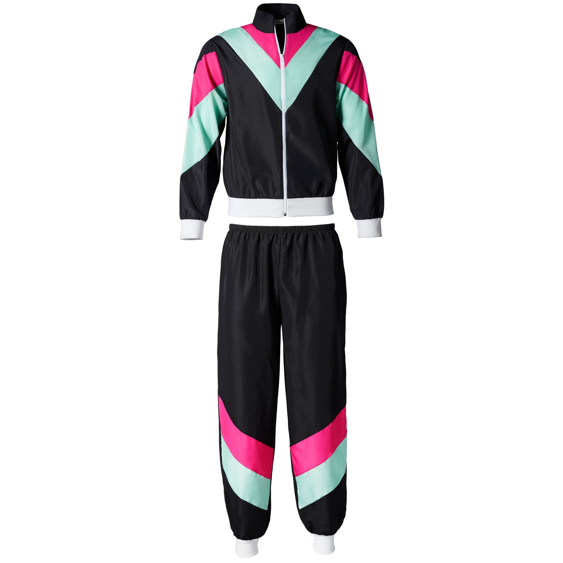 Fancy Dress Costume Women's Retro 80's 90's Tracksuit Outfit Halloween Dress Up - Picture 7 of 20