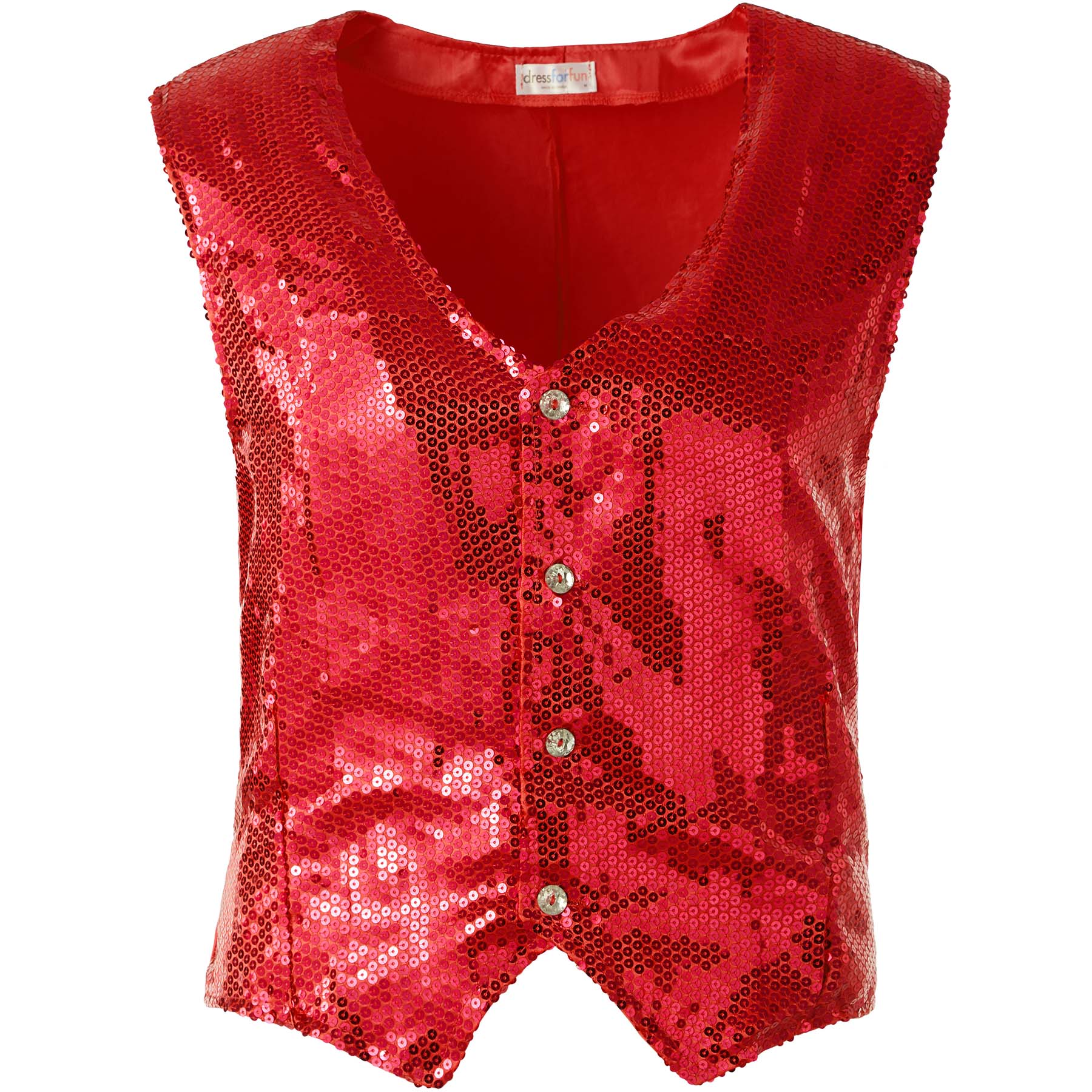 Pailletten Weste Damen Herren - Glitzer Weste Für Party & Karneval