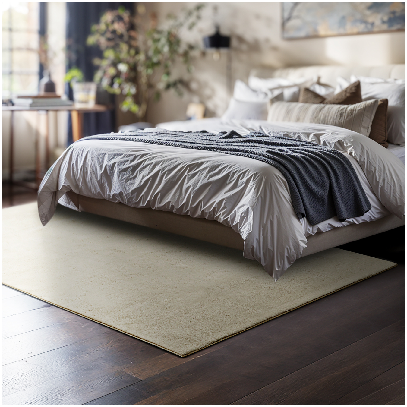 Kurzflorteppich Soft Zone - beige, 120 x 170 cm