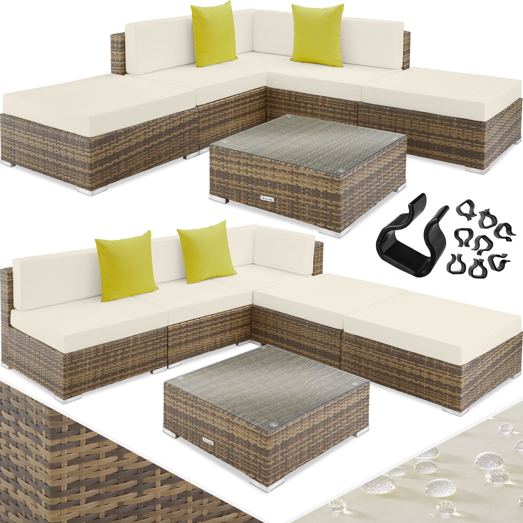 Conjunto de rotim Paris - natural