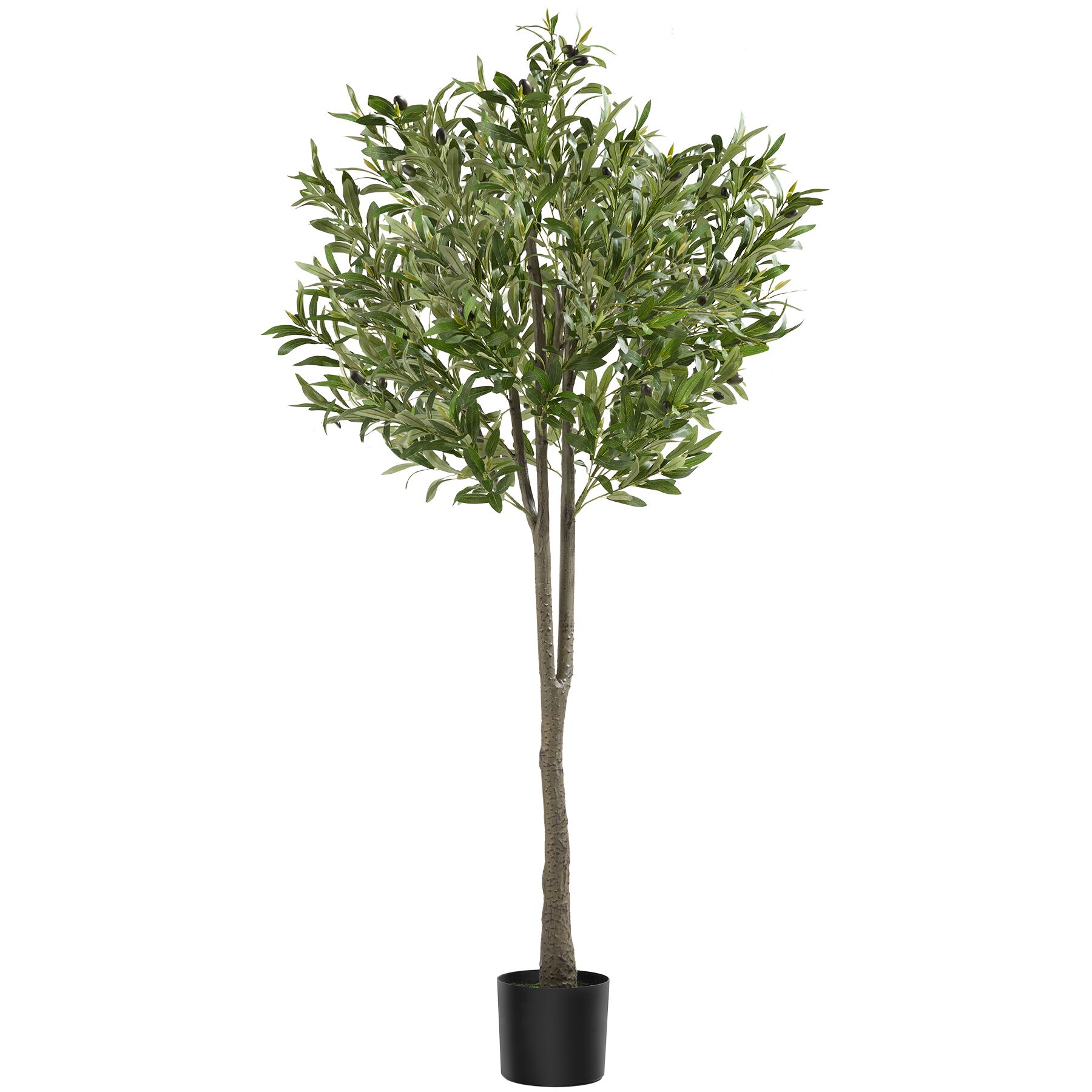 Tectake Gmbh Verde Albero Di Ulivo Artificiale Oleand, Texture Realistica