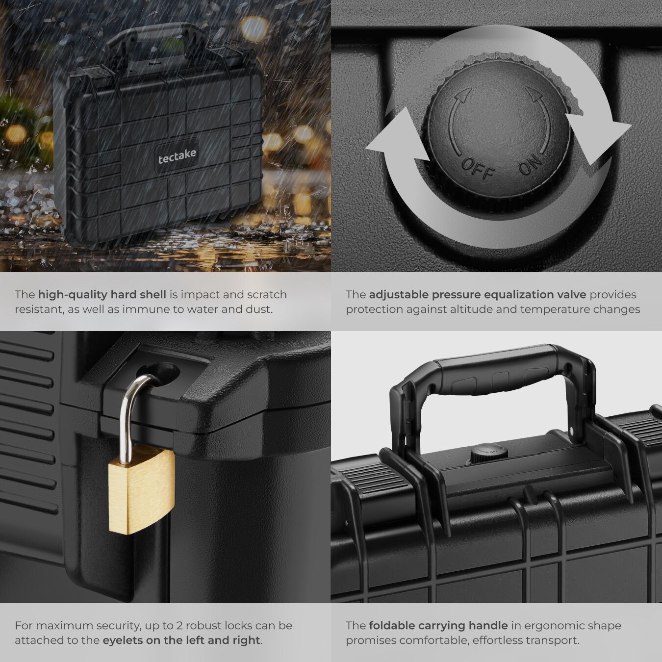 Hard Shell Box Camera Case Hard Shell Box Photography Travel Protective Waterproof ...